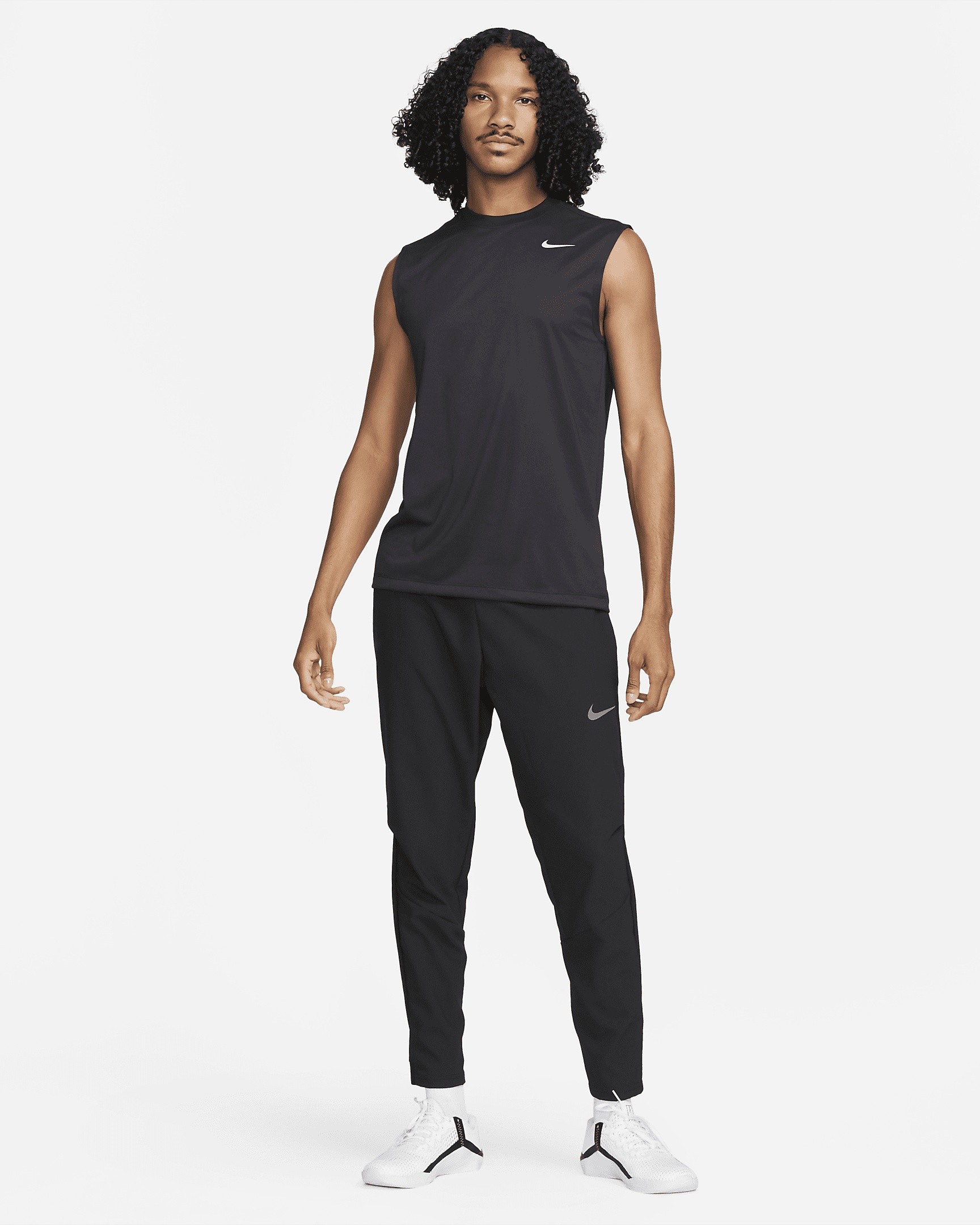 ★★Nike★★ Dry Fit Legend Sleeveless Fitness T-Shirt M Bla Nike Men's Legend Dri-FIT Sleeveless Fitness T-Shirt - Macy's