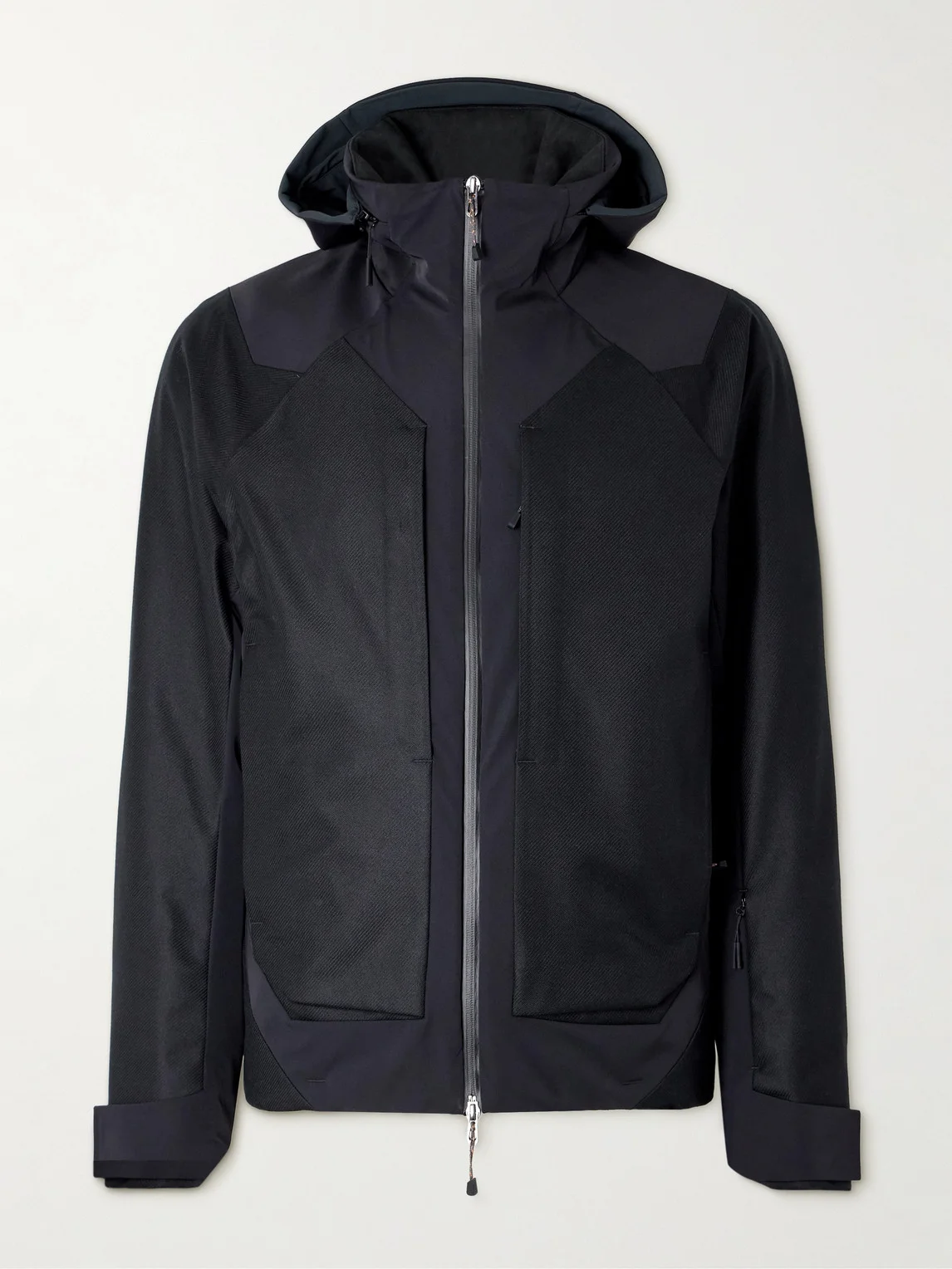 Trace 2.0 Virgin Wool and Cashmere-Blend Twill Hooded Ski Jacket - 1