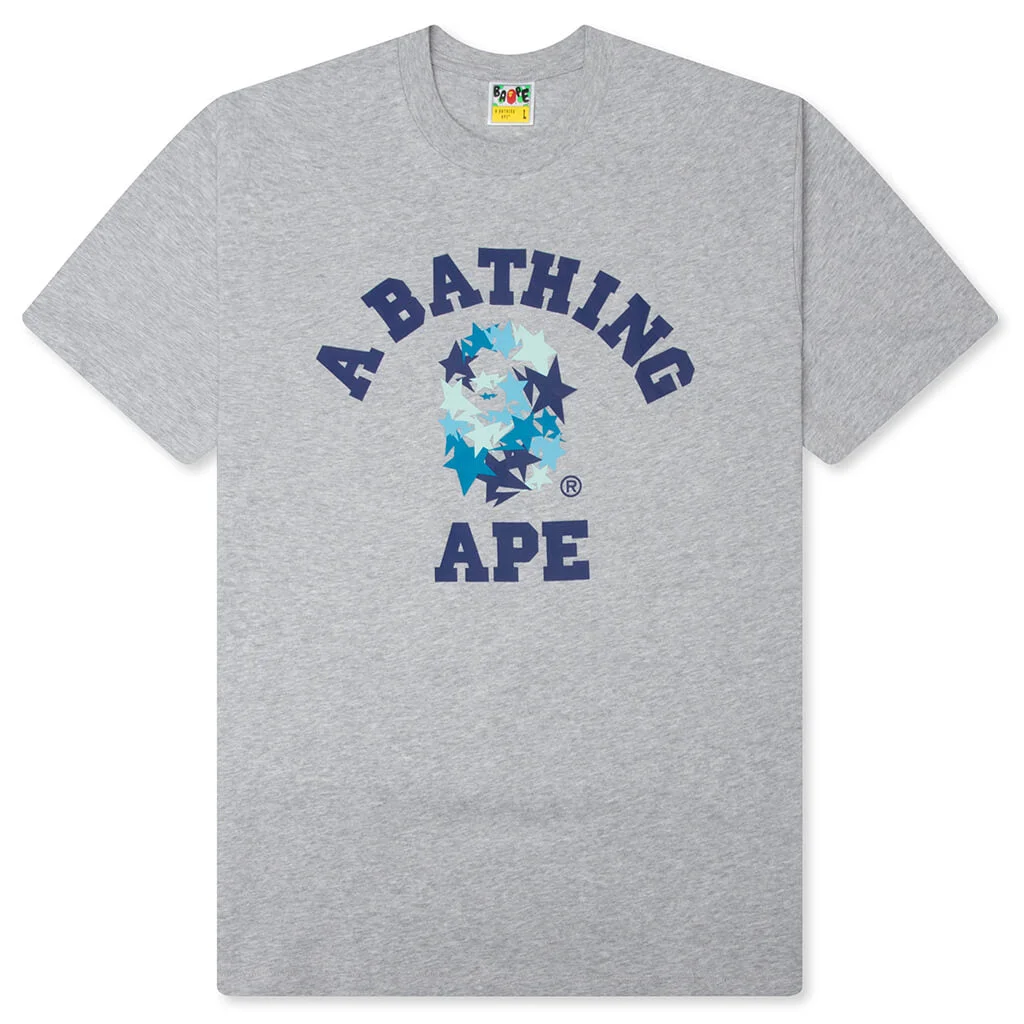 STA COLLEGE RELAXED FIT TEE - GRAY - 1