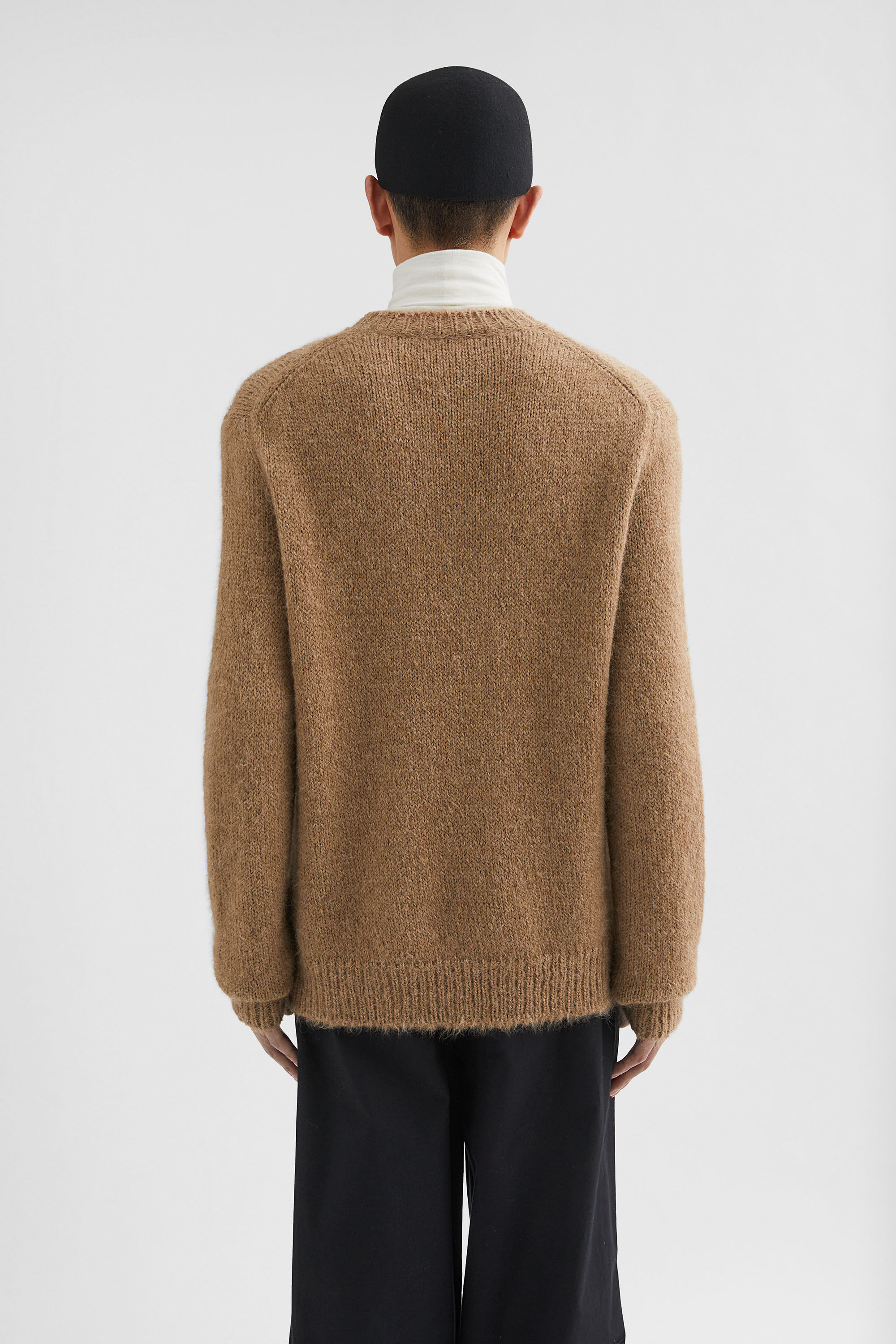 Midweight Wool Blend Crew-Neck Sweater - 4