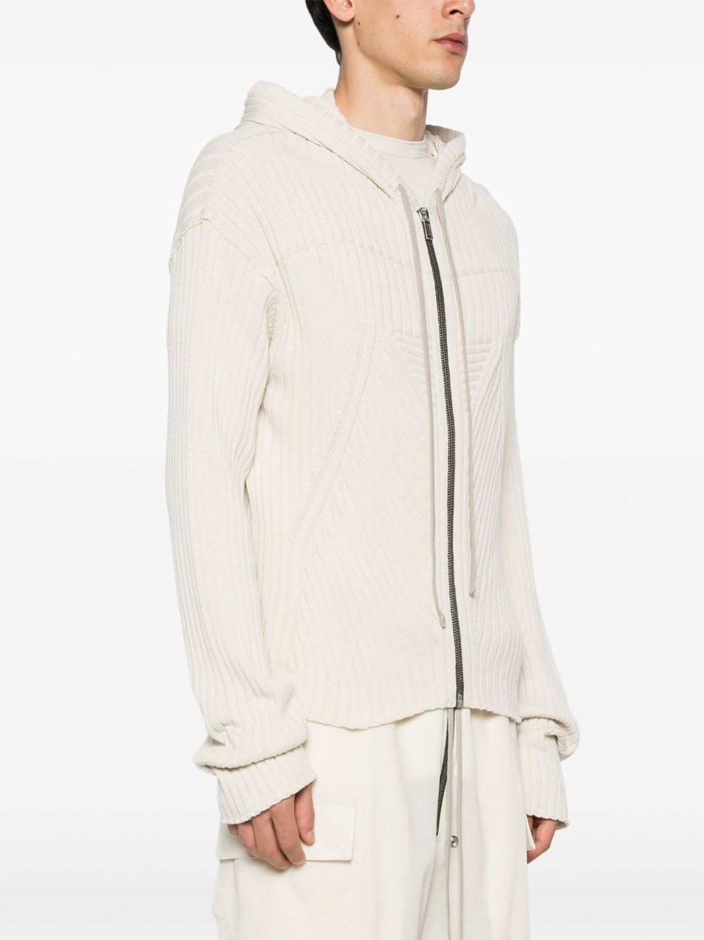 zip-up cardigan - 3