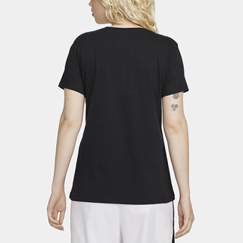 (WMNS) Nike Sportswear Club T-shirt 'Balck' DN2393-010 - 4