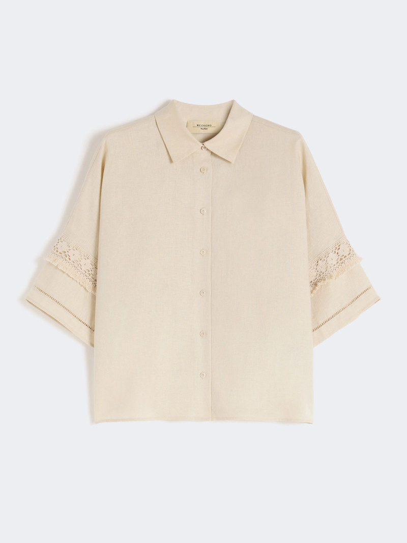 WKIPALA Linen fabric shirt - SAND 1