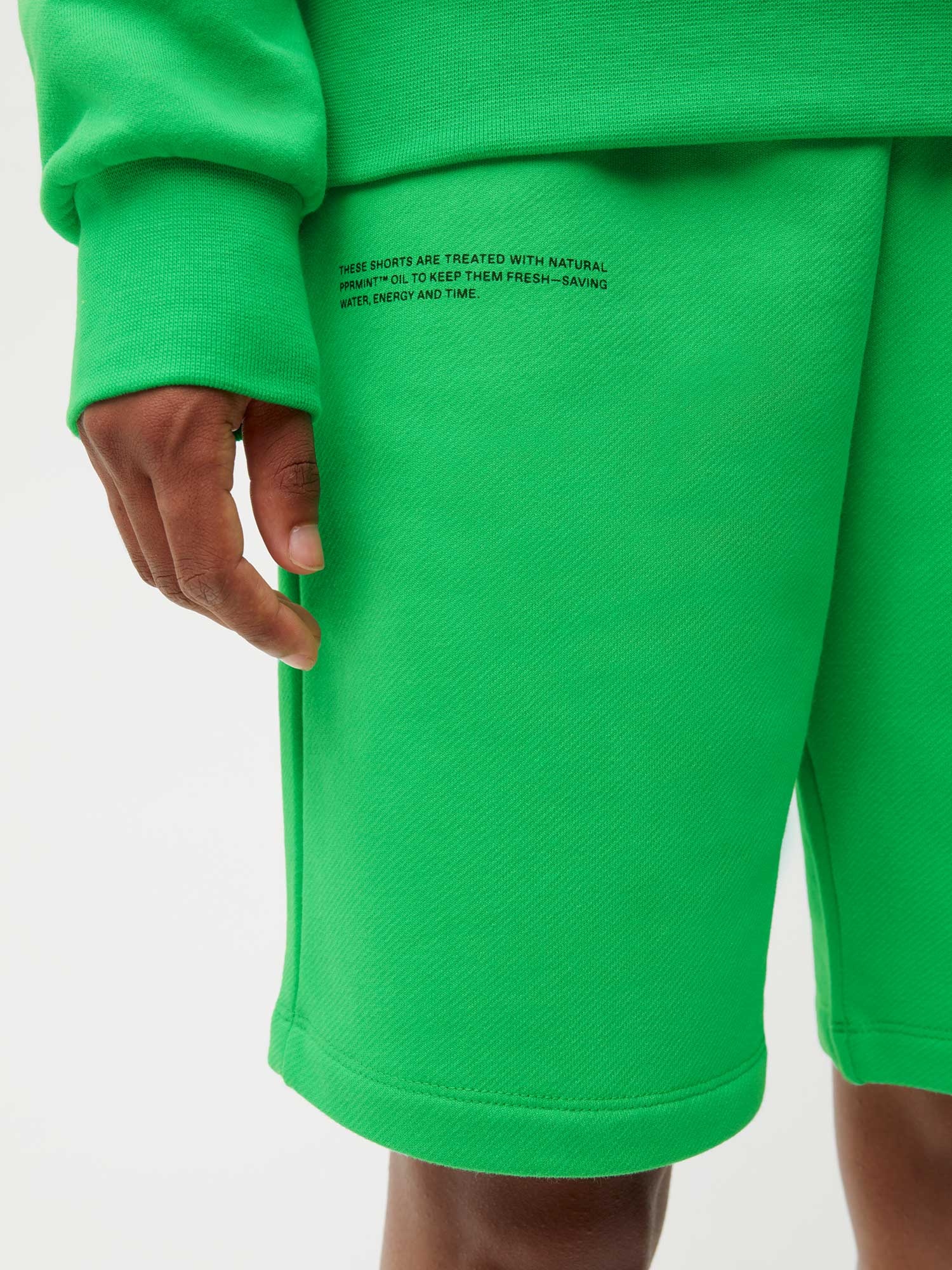 Womens 365 Midweight Long Shorts - Jade Green - 3