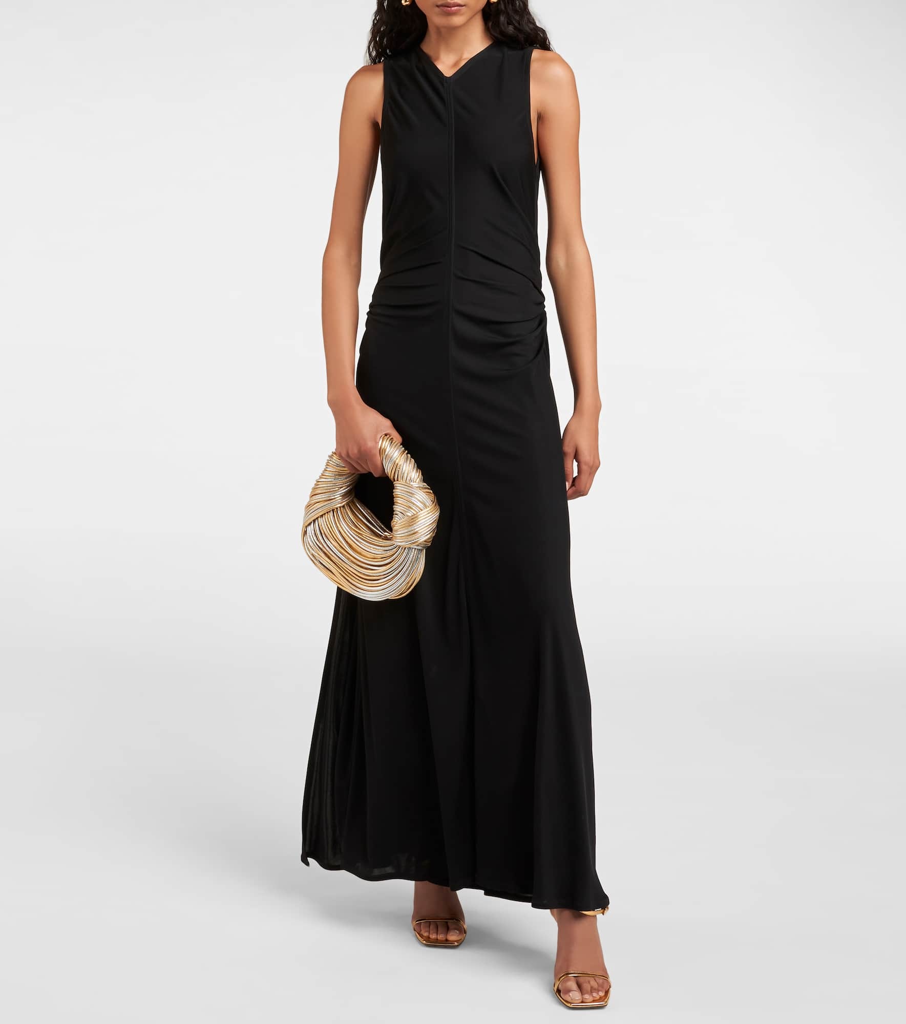 Knot jersey maxi dress - 2