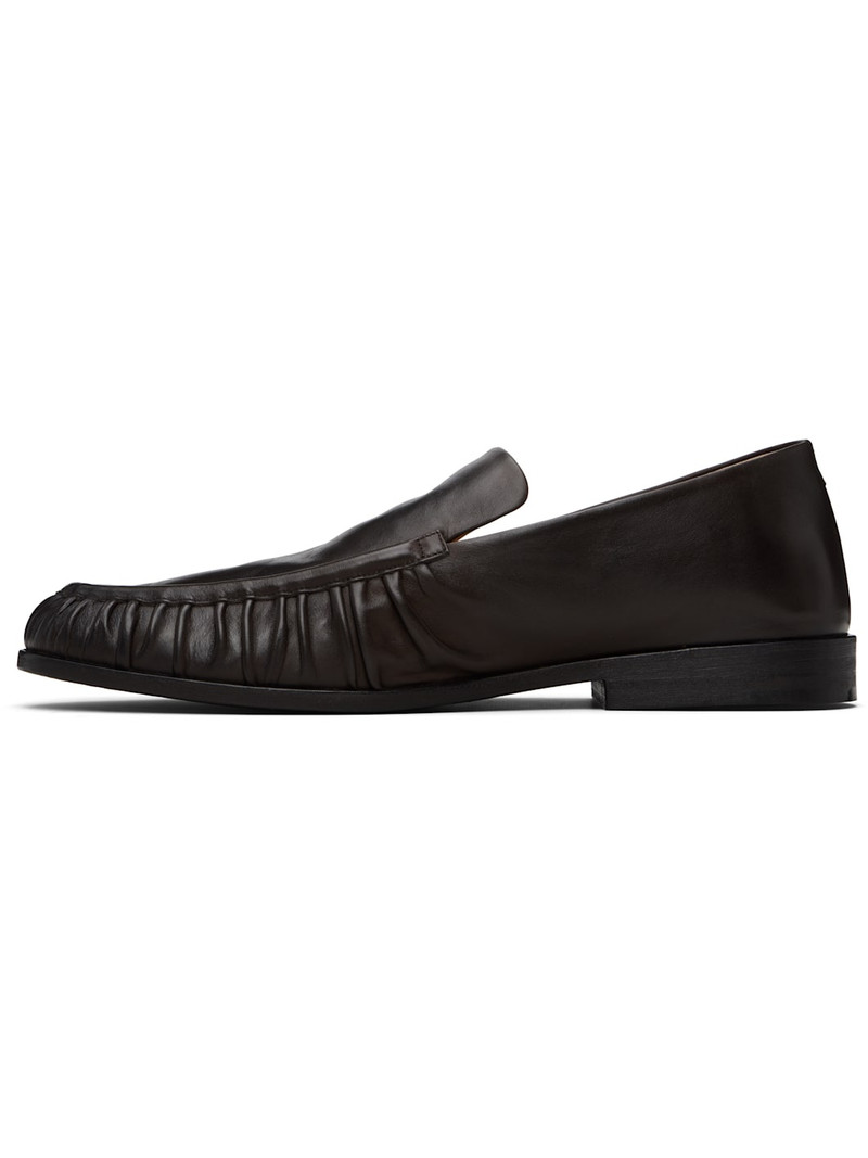 Marsèll Brown Mocassino Leather Loafers outlook