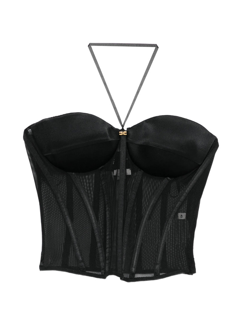 Elisabetta Franchi Mesh Corset Top 1