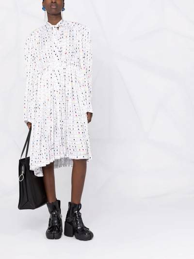 BALENCIAGA oversized scarf dress outlook