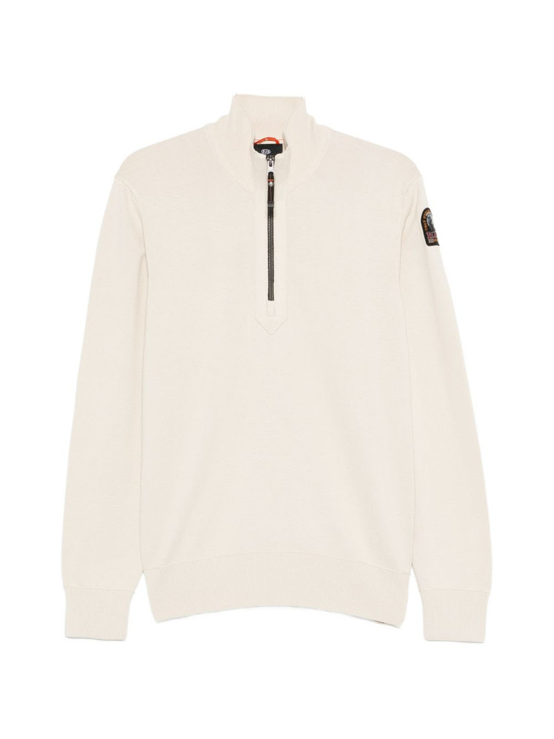 zip mock-neck sweater 1