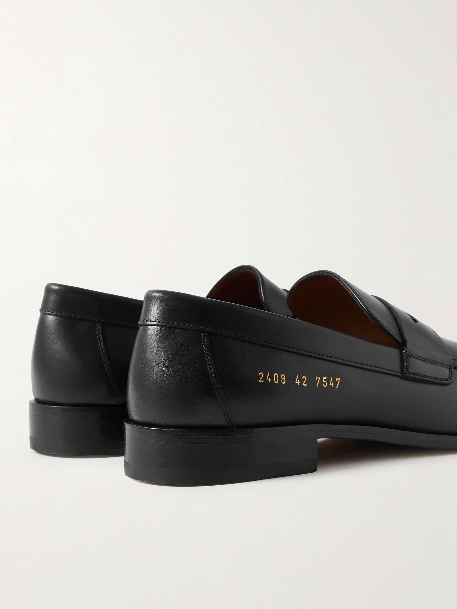 Leather Penny Loafers - 5