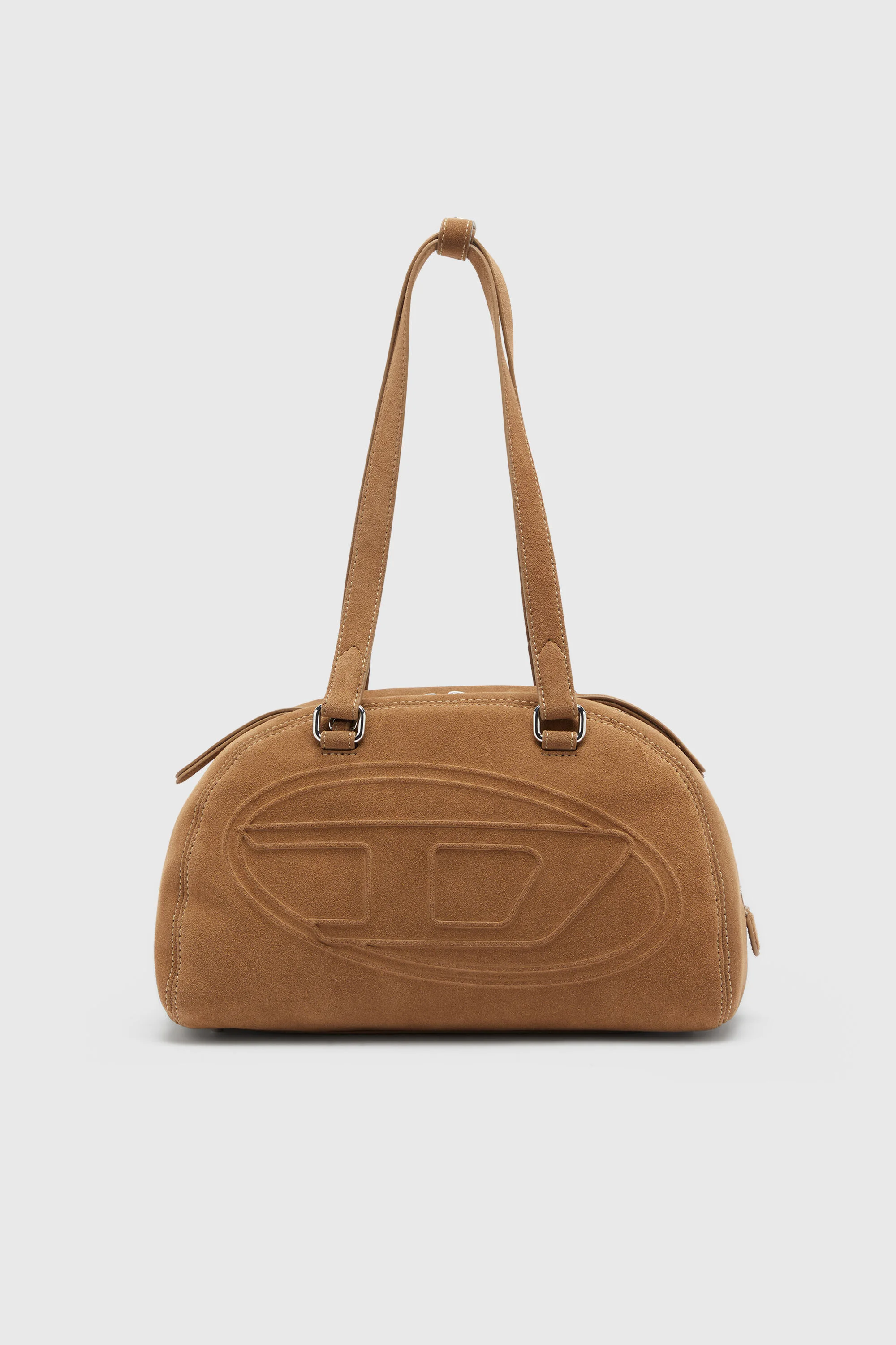 1DR DOME-SUEDE SHOULDER BAG WITH OVAL D LOGO - 1