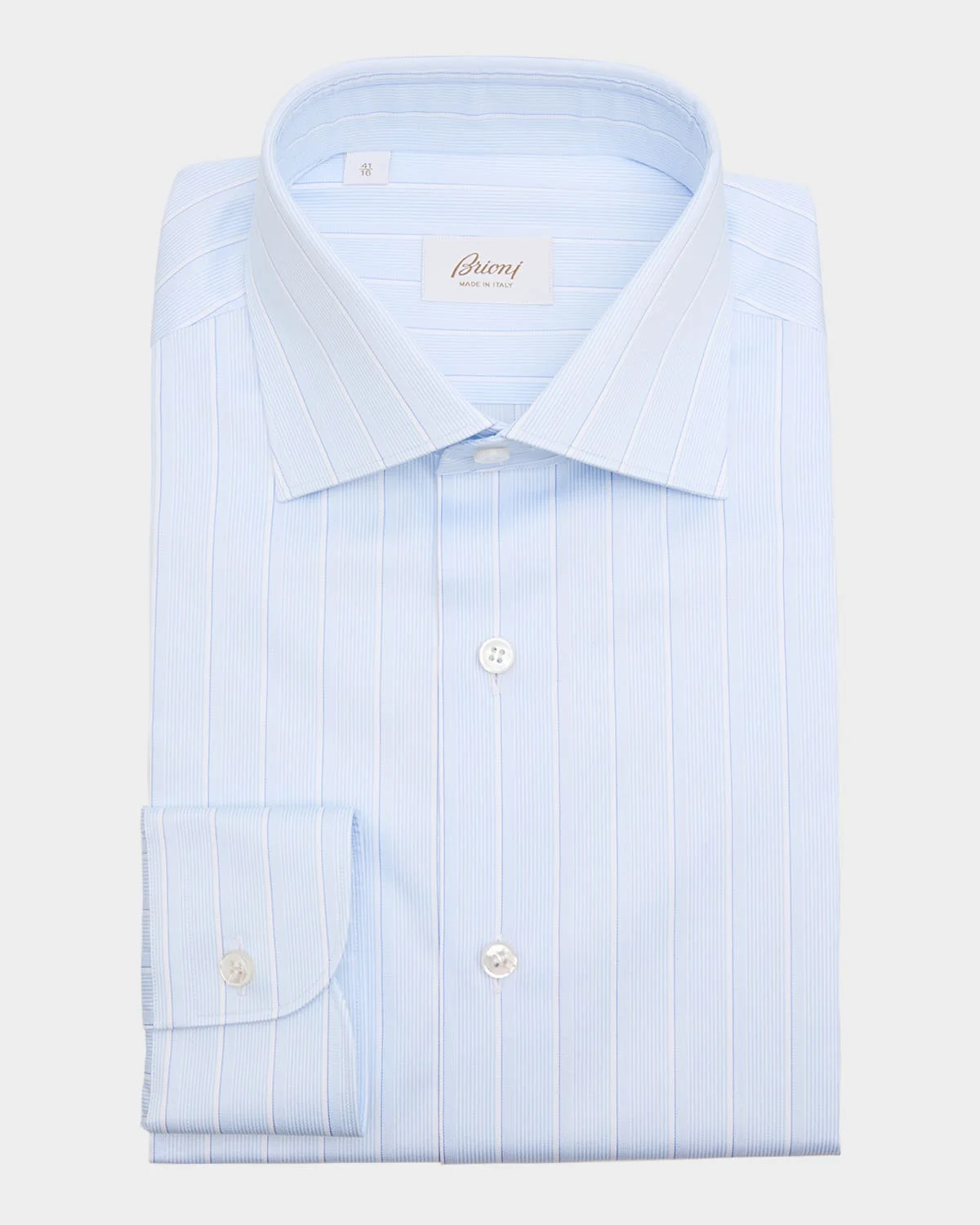 Men's Cotton Wide Stripe Dress Shirt - 1