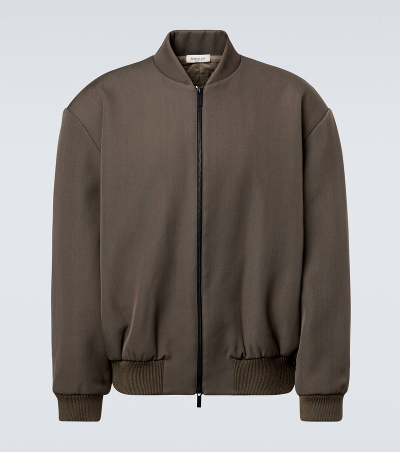 Wool and cotton blouson 1