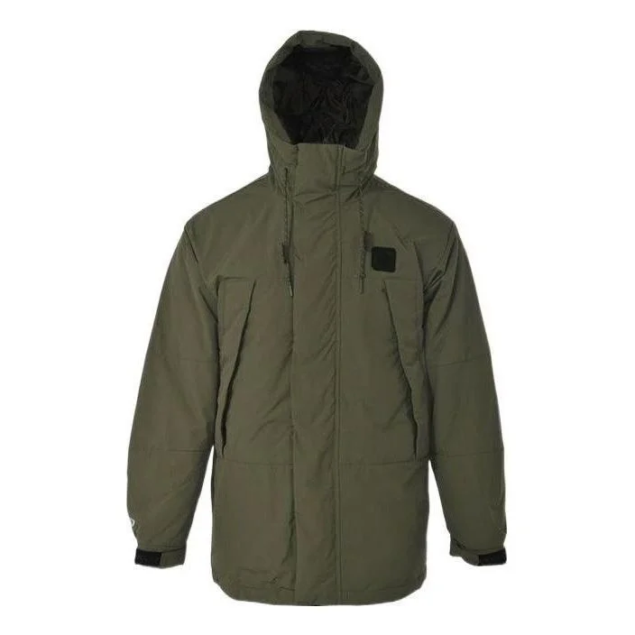 Converse Premium Windproof Mid Down Jacket 'Olive Green' 10023775-A02 - 1