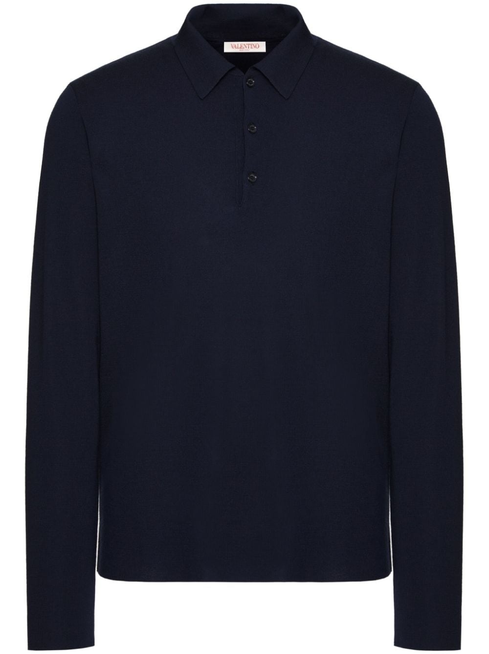 long-sleeve polo shirt - 1