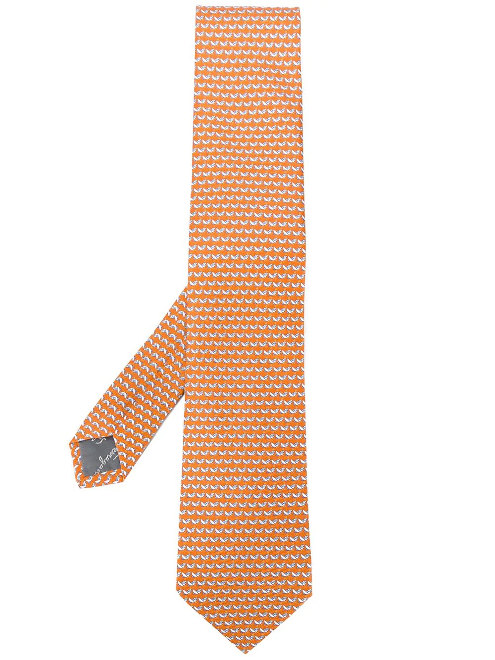 Gancini print tie - 1