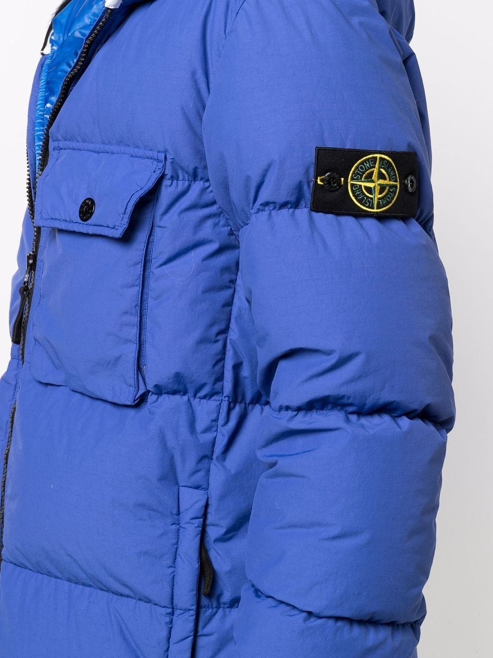 Compass-patch padded jacket - 5