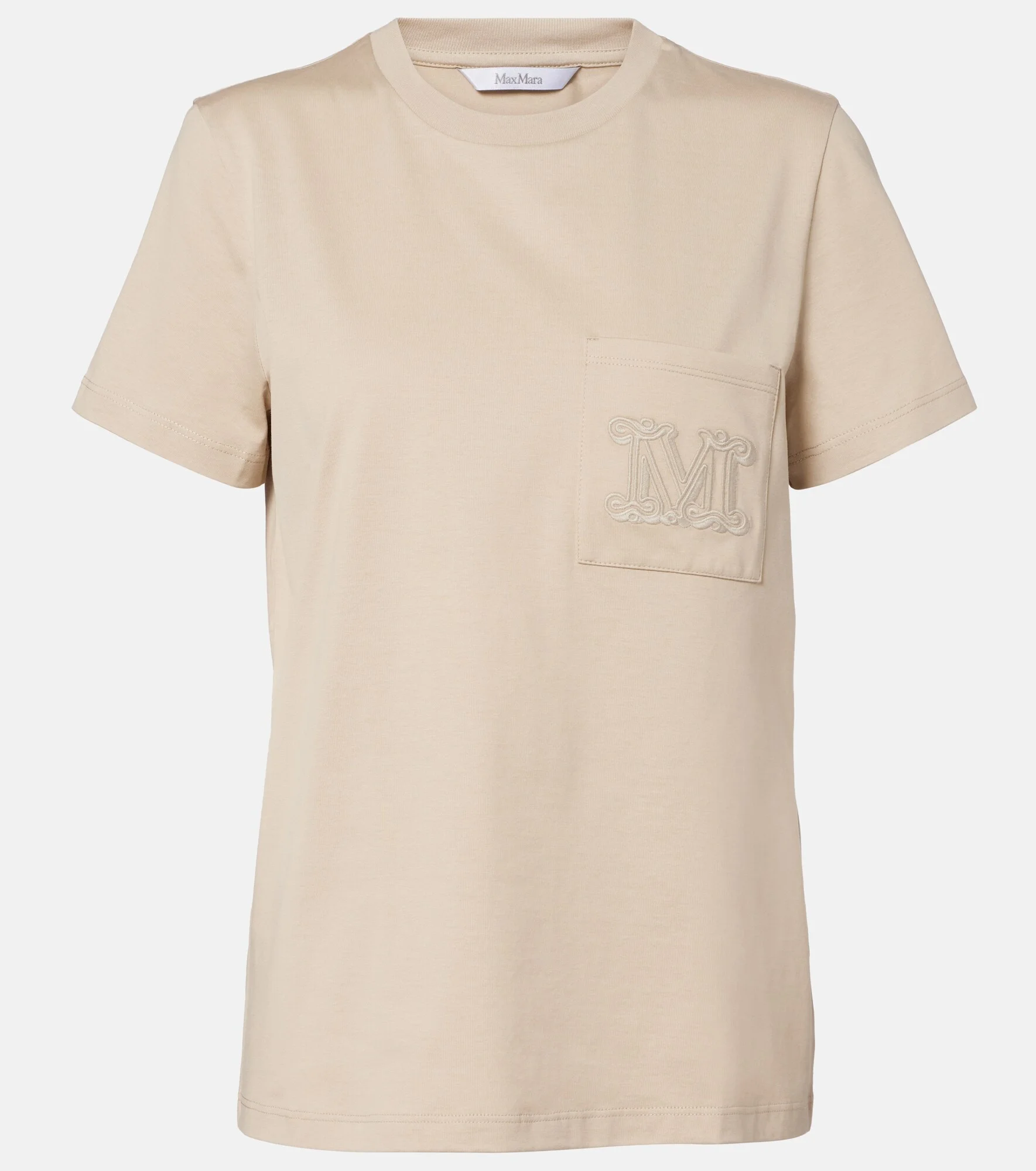 Monogram cotton jersey T-shirt - 1