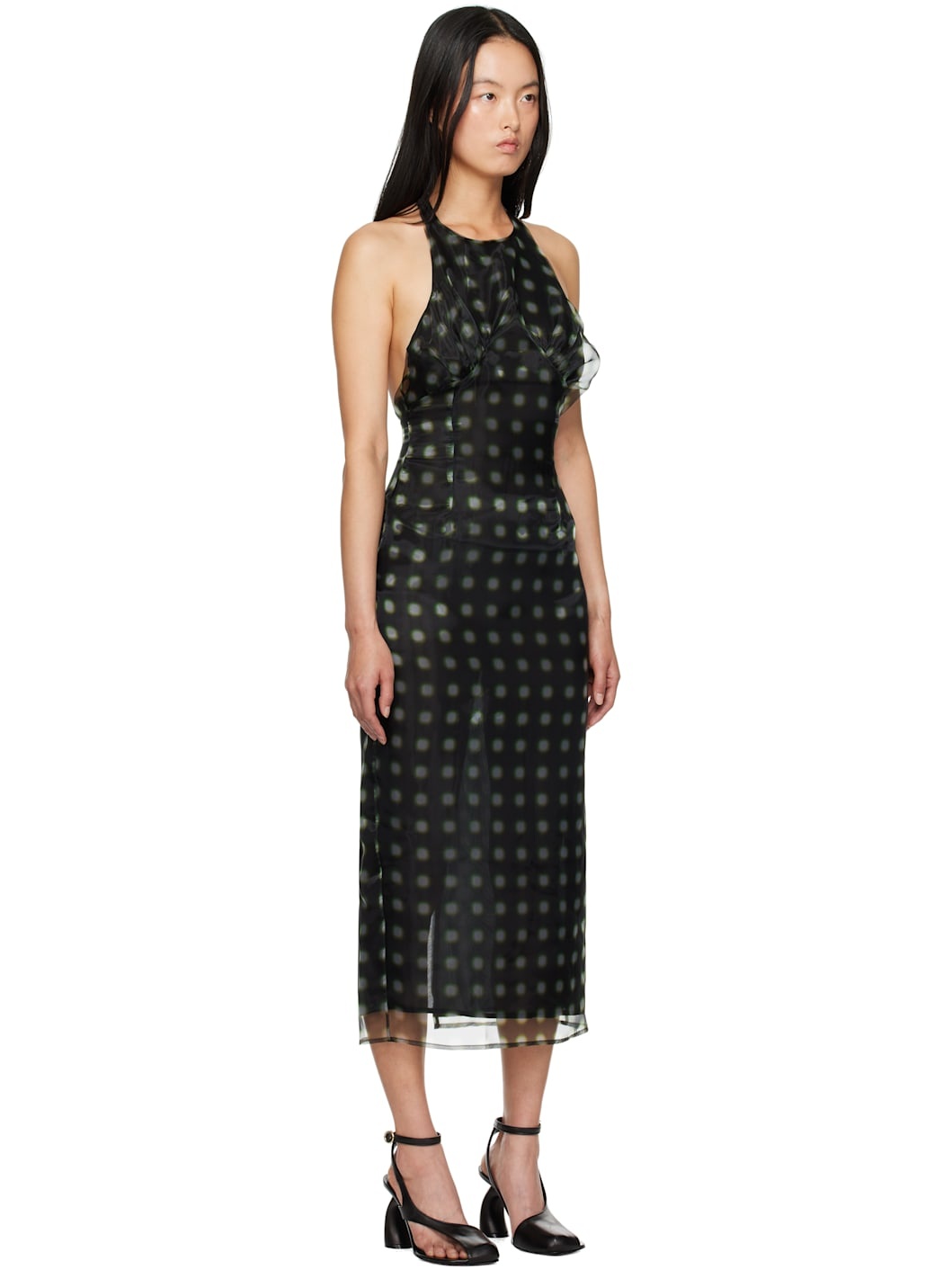 Black Zita Midi Dress - 2