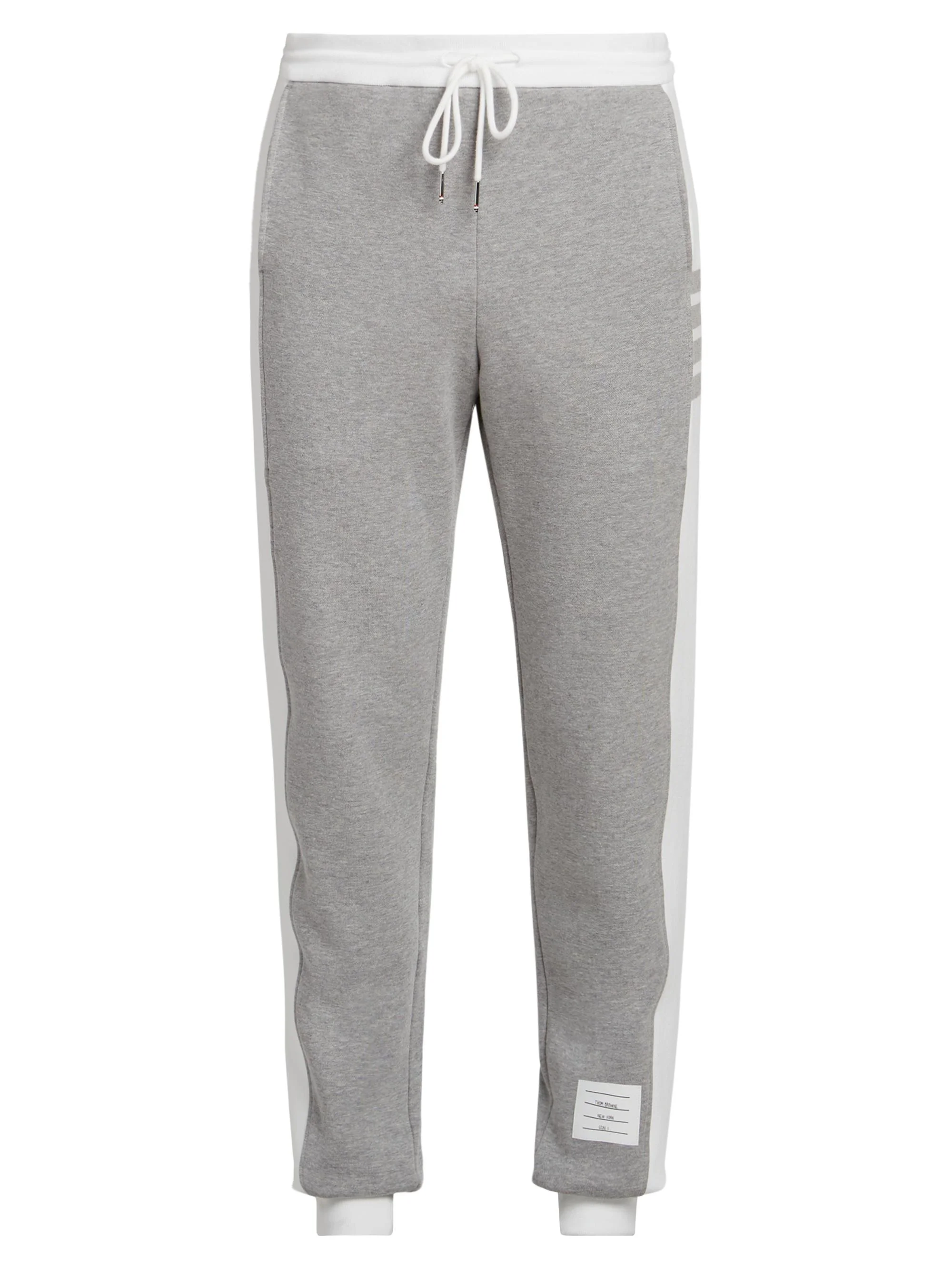 Men's Engineered 4 Bar Classic Loopback Jersey Sweatpants - Light Grey - 1