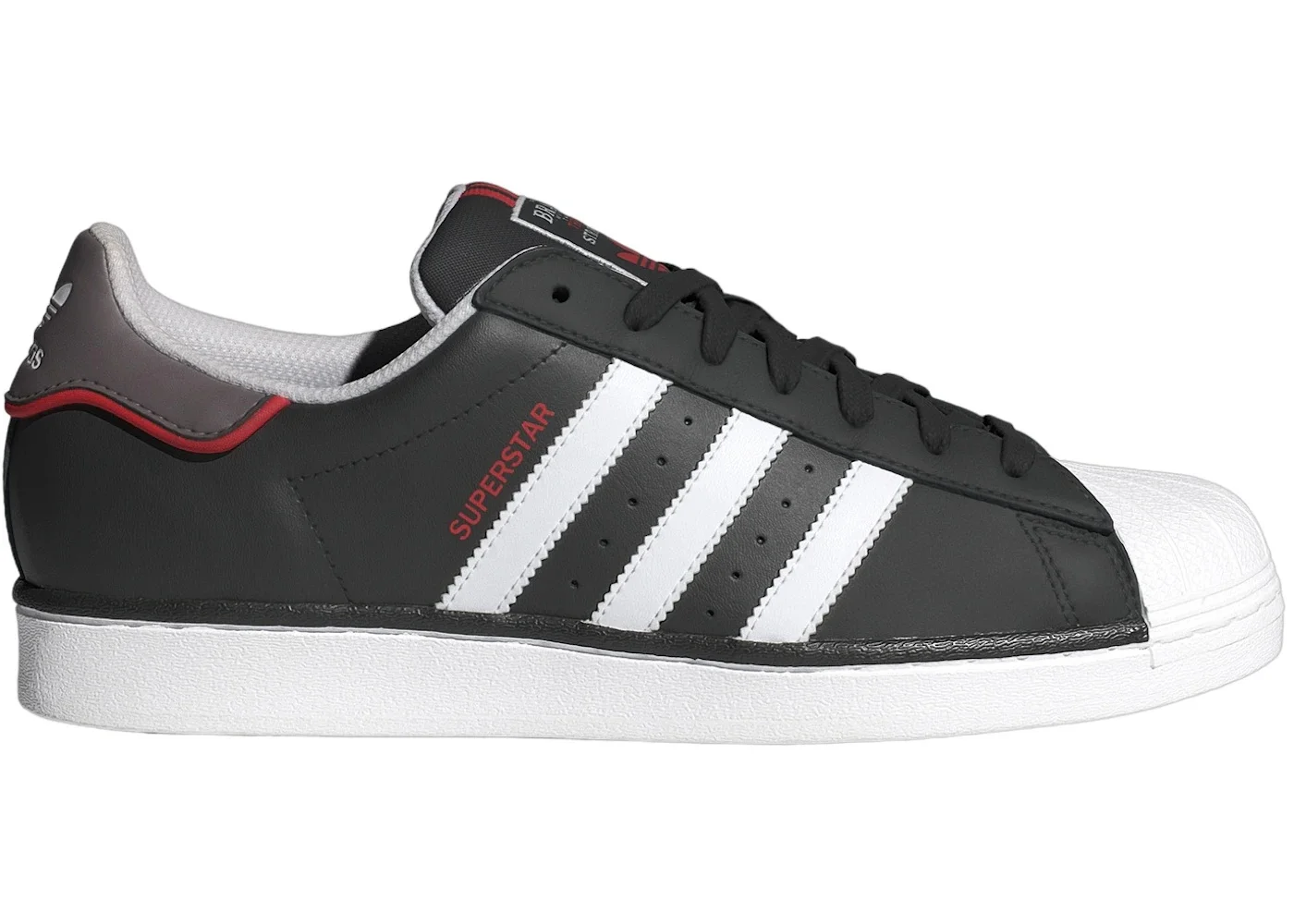 adidas Superstar Core Black Cloud White Charcoal - 1