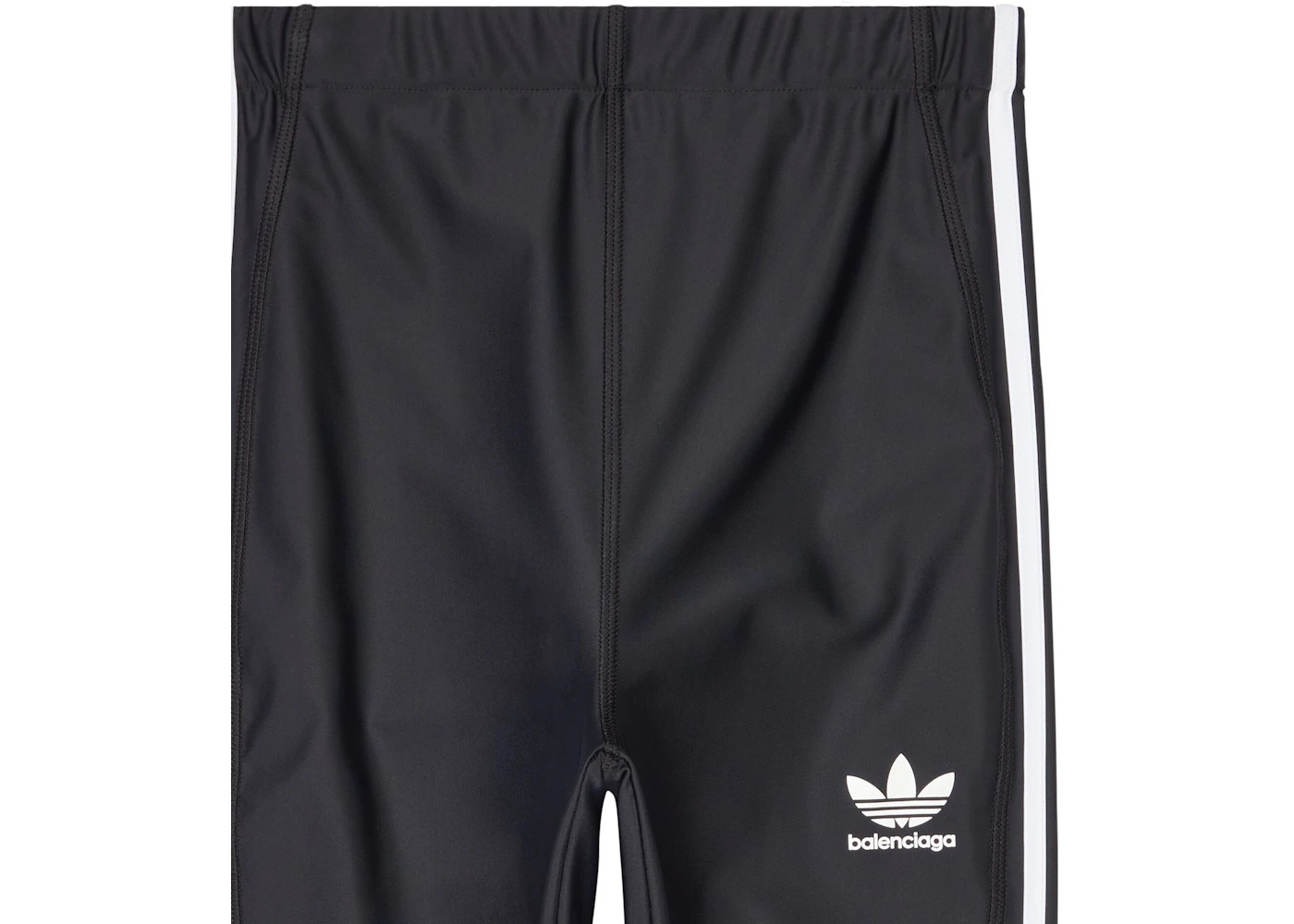 Balenciaga x adidas Athletic (Matte Spandex) Leggings Black - 3