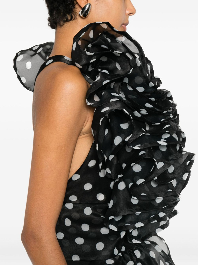 polka dot-pattern blouse 5