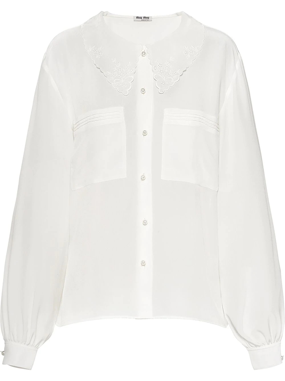 crepe de chine blouse - 1