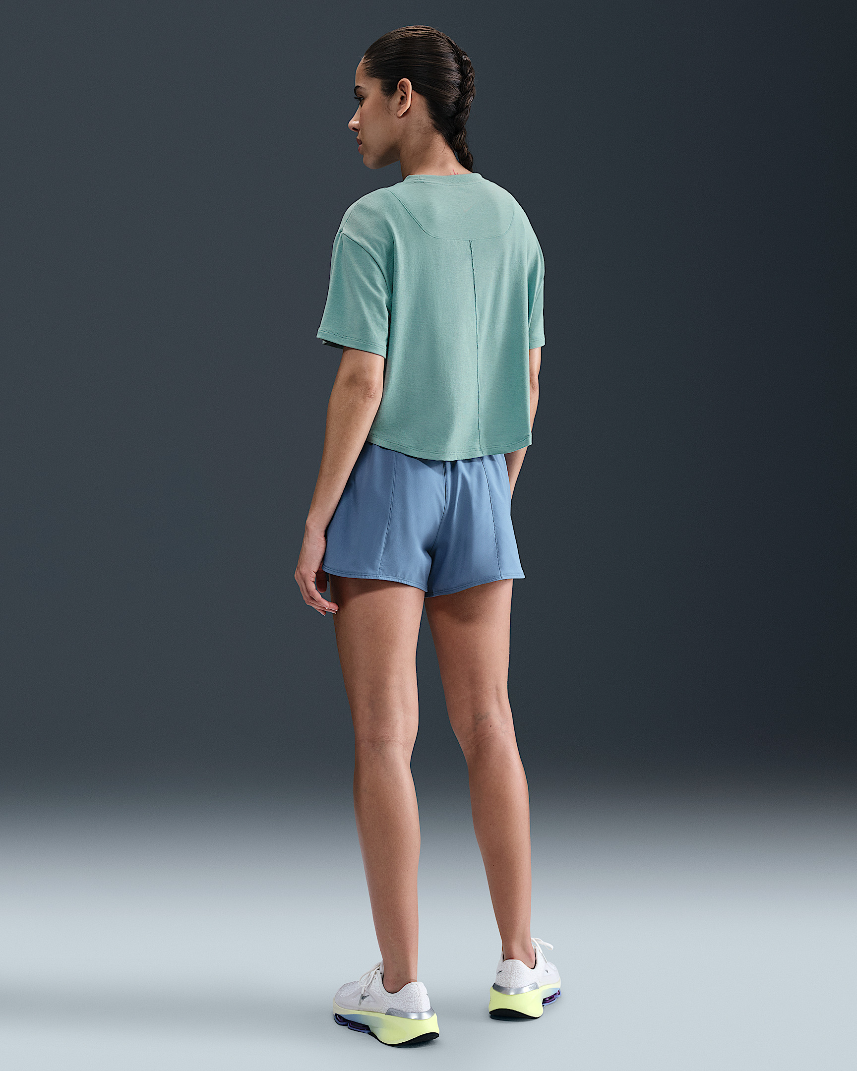Nike One Relaxed Women's Dri-FIT Cropped Short-Sleeve Top - 5