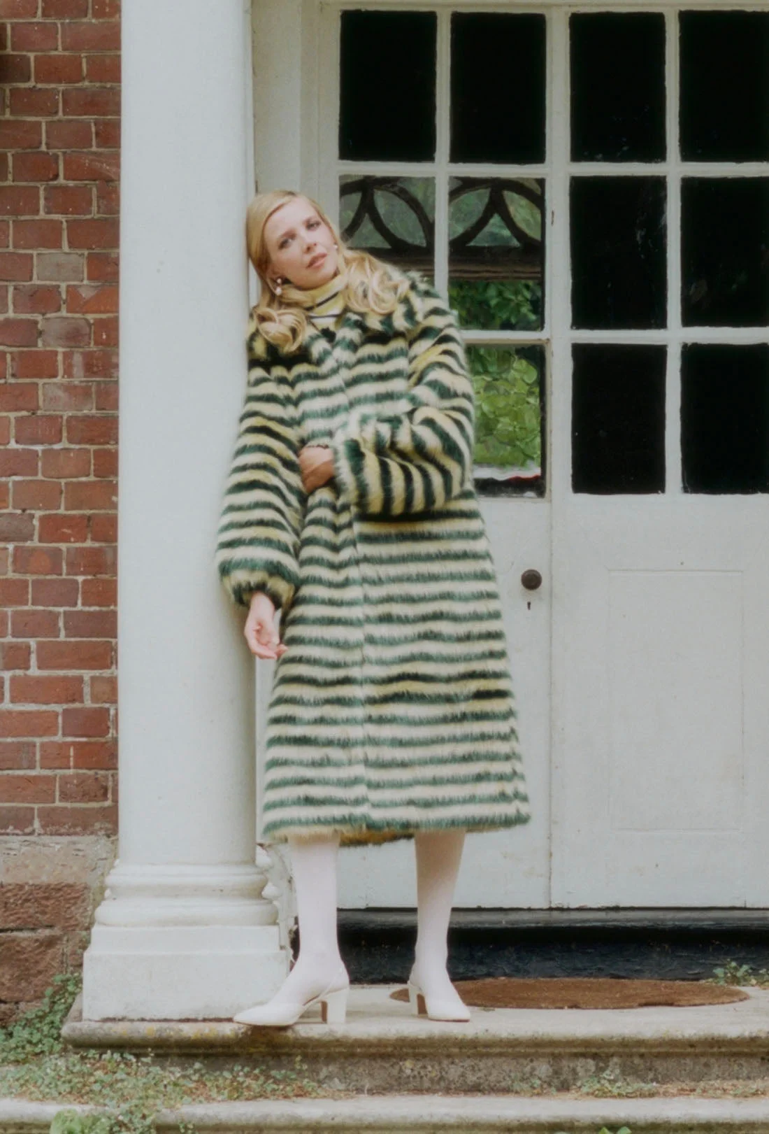 Bulmer Coat - Yellow/Green Stripe - 1