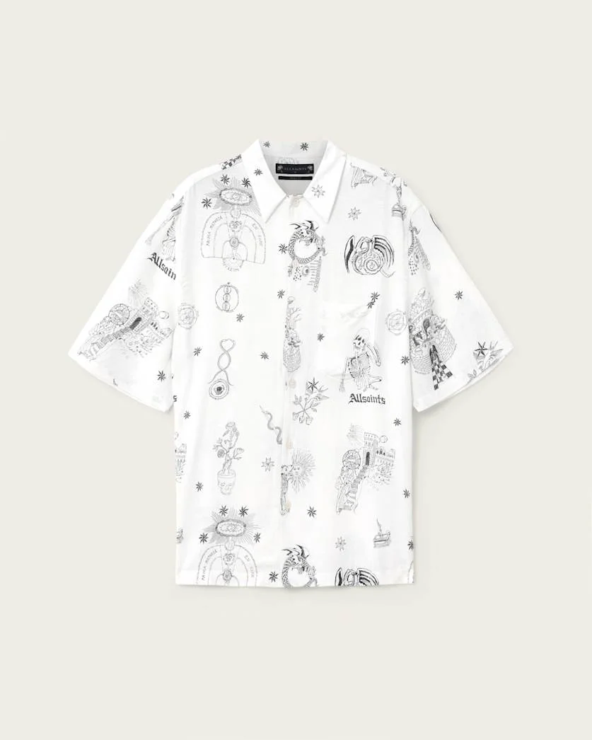 TERRA LINEN BLEND OVERSIZED SHIRT - 1