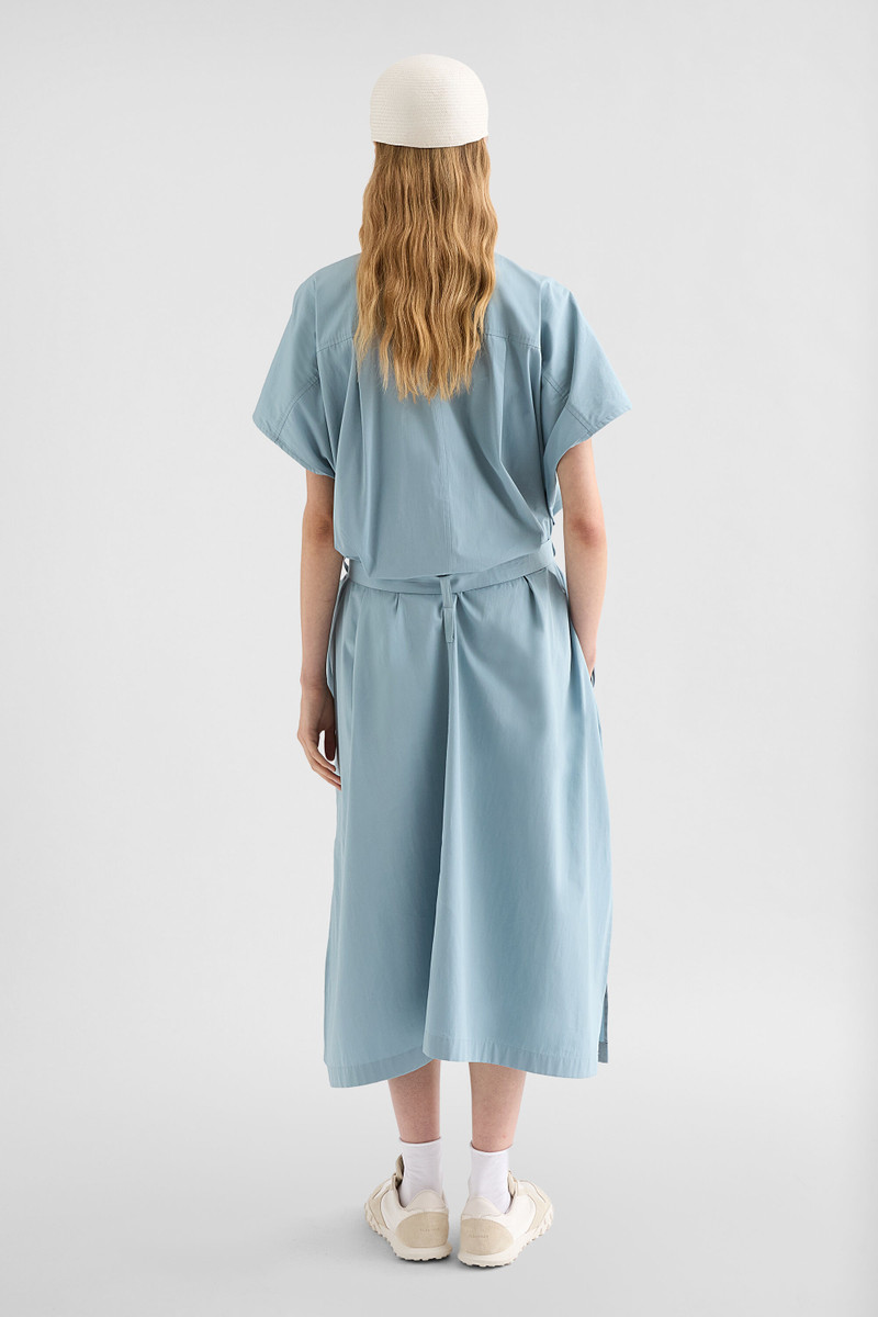 Cotton Poplin Belted Dress 5