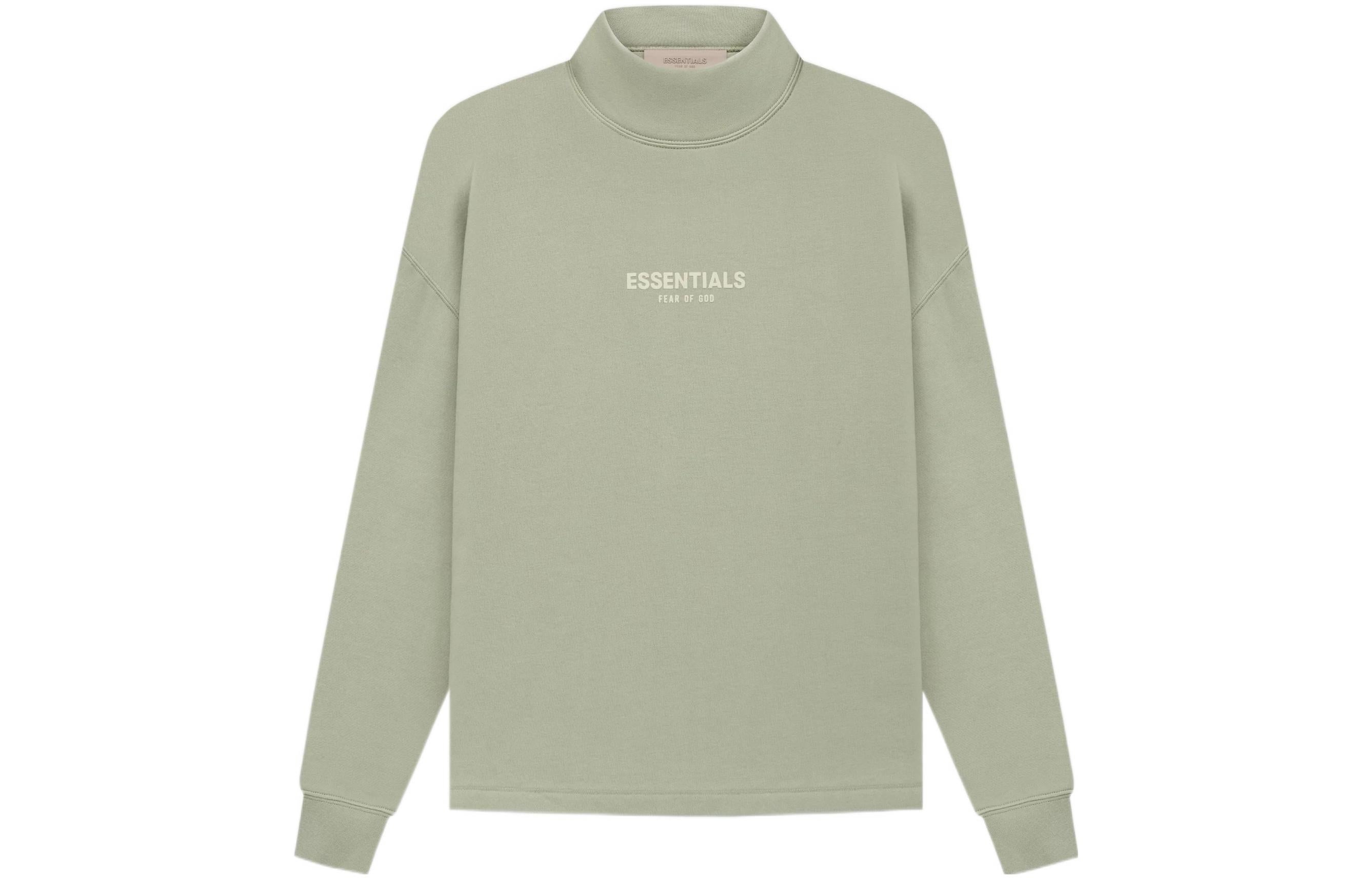 Fear of God Essentials SS22 Relaxed Mockneck Seafoam Logo FOG-SS22-155 - 2