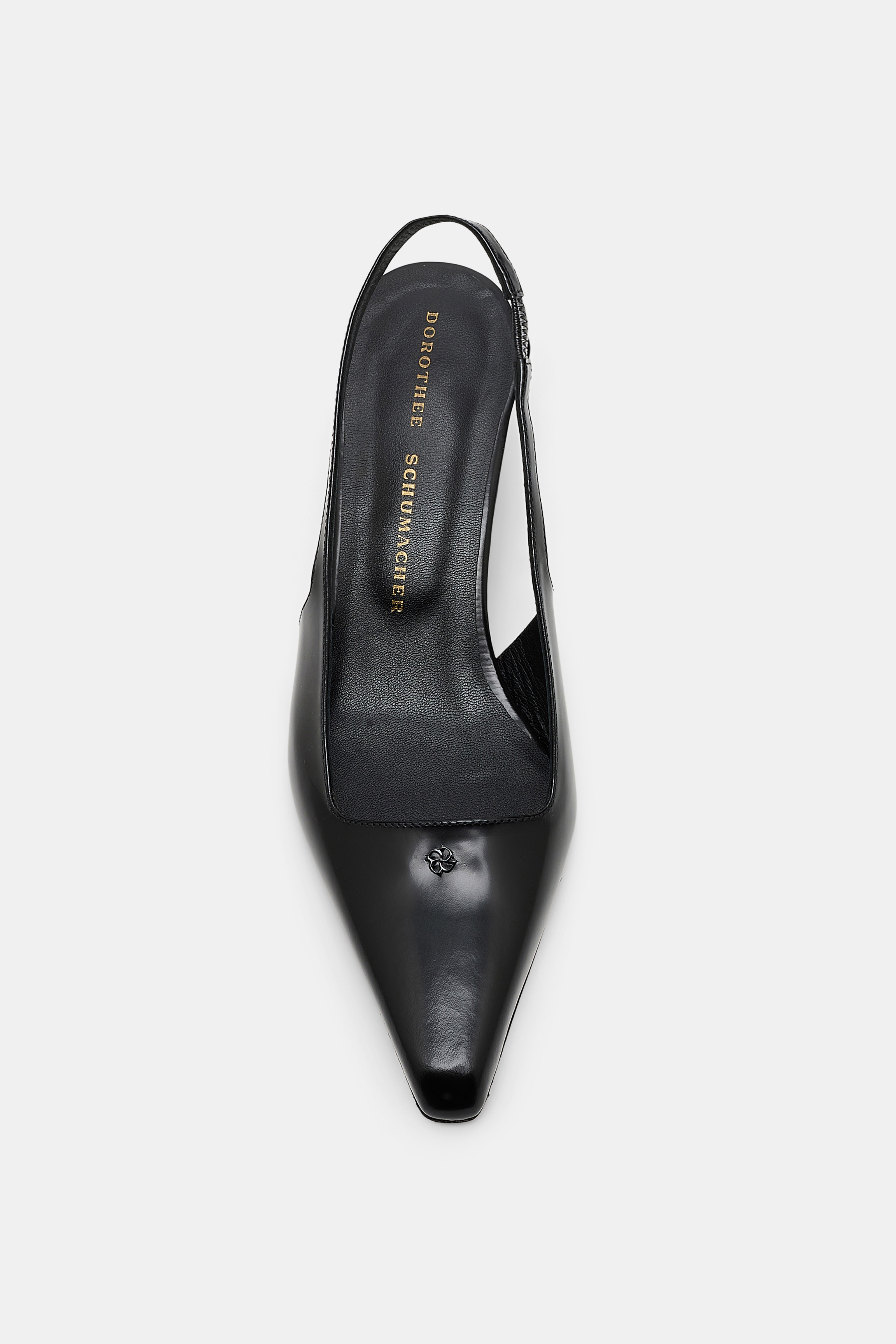 SUBTLE SHINE wedge slingback - 6