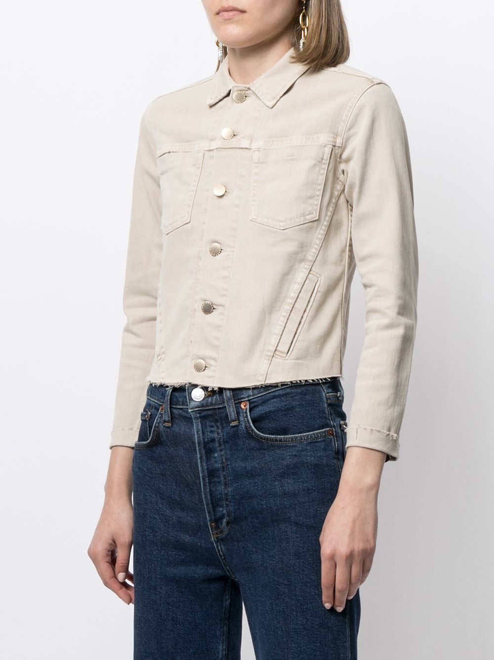 Janelle raw-edge jacket - 3