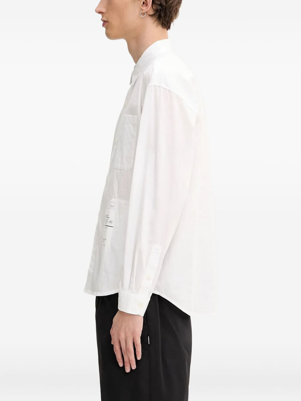 pocket-detail shirt - 2