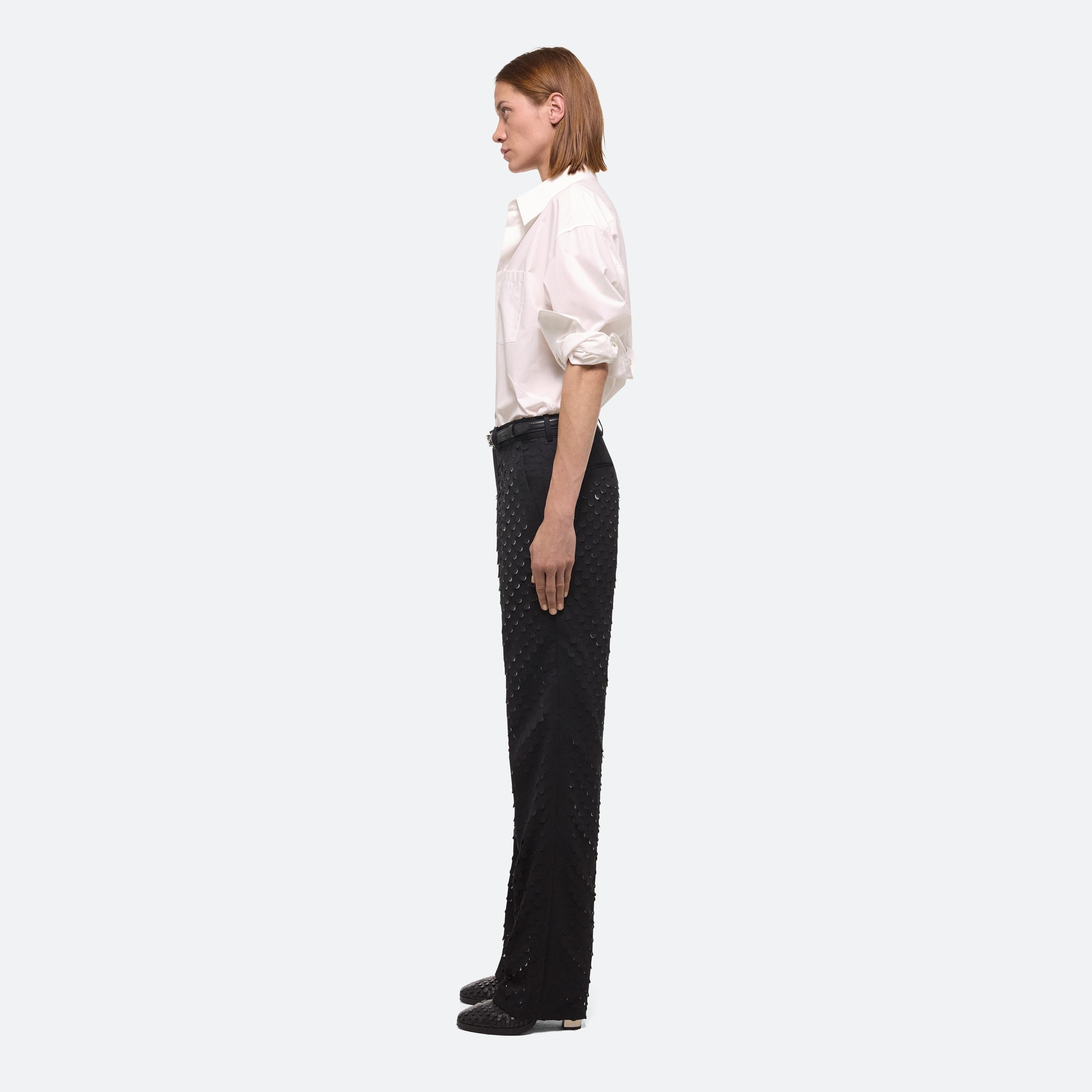 HOLE-PUNCHED CAR TROUSER - 4