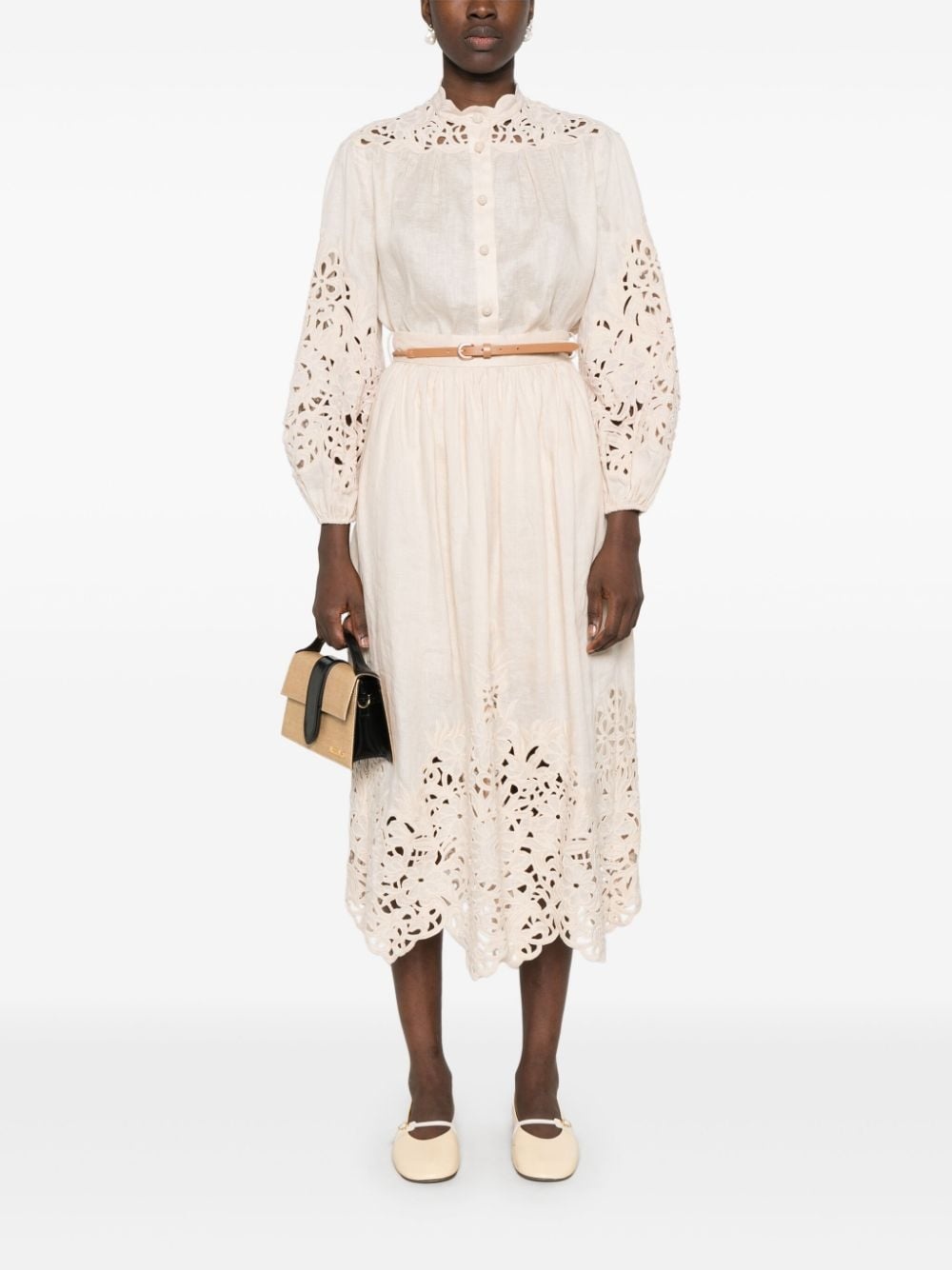 スカート Zimmermann Wylie cream colored midi skirt Zimmermann Wylie midi skirt | REVERSIBLE