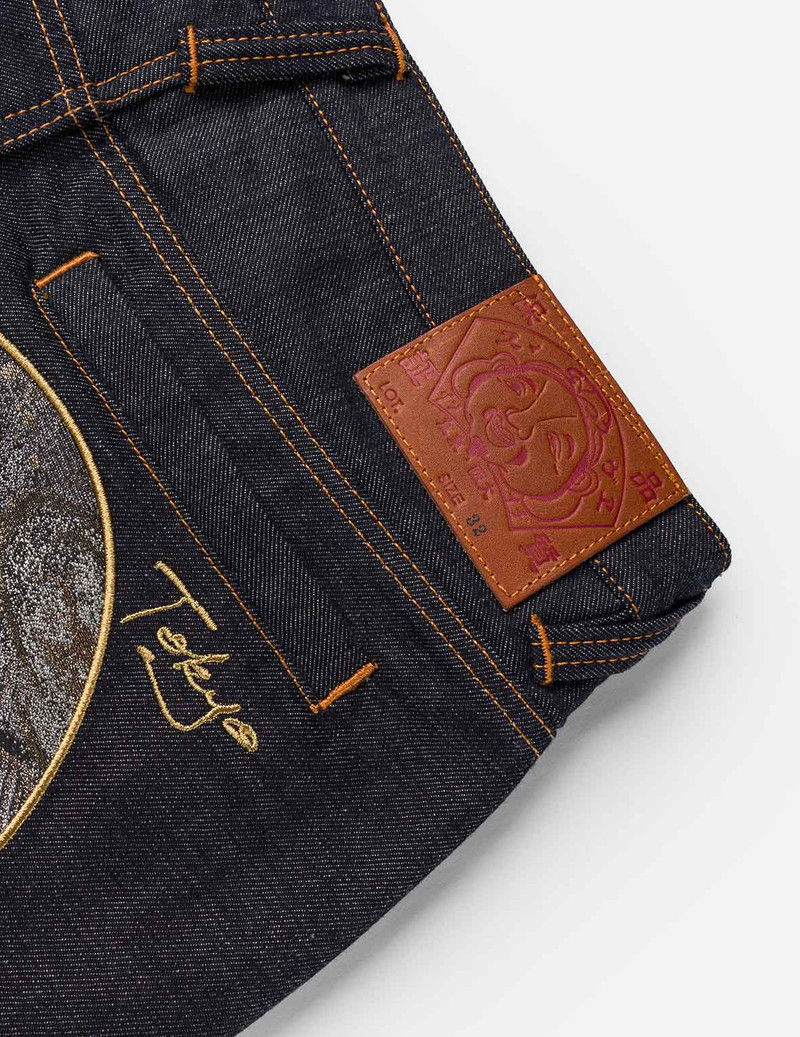 Daicock Brocade Denim Shorts 9