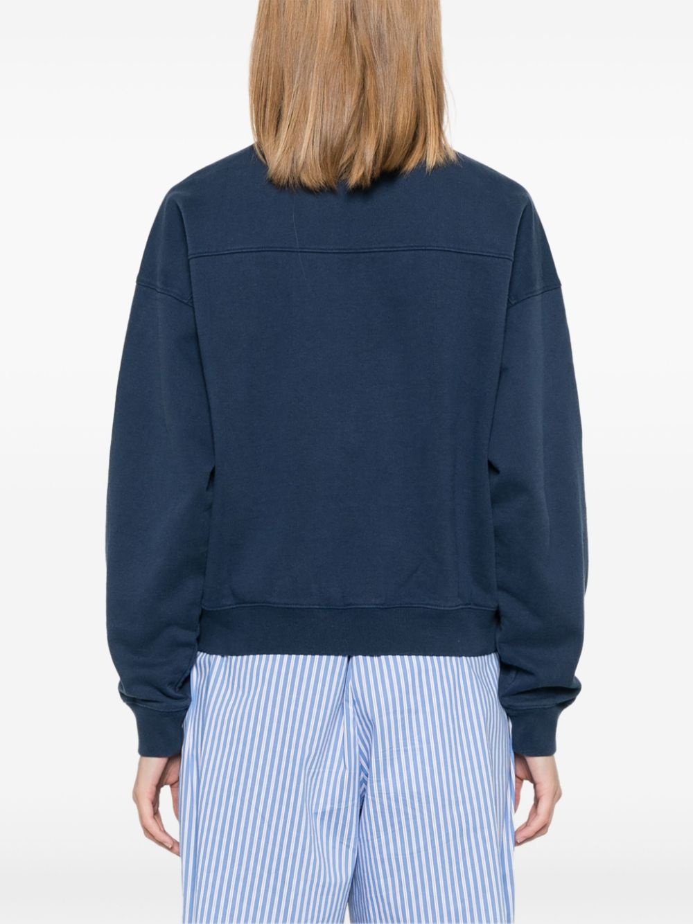 embroidered-motif sweatshirt - 4