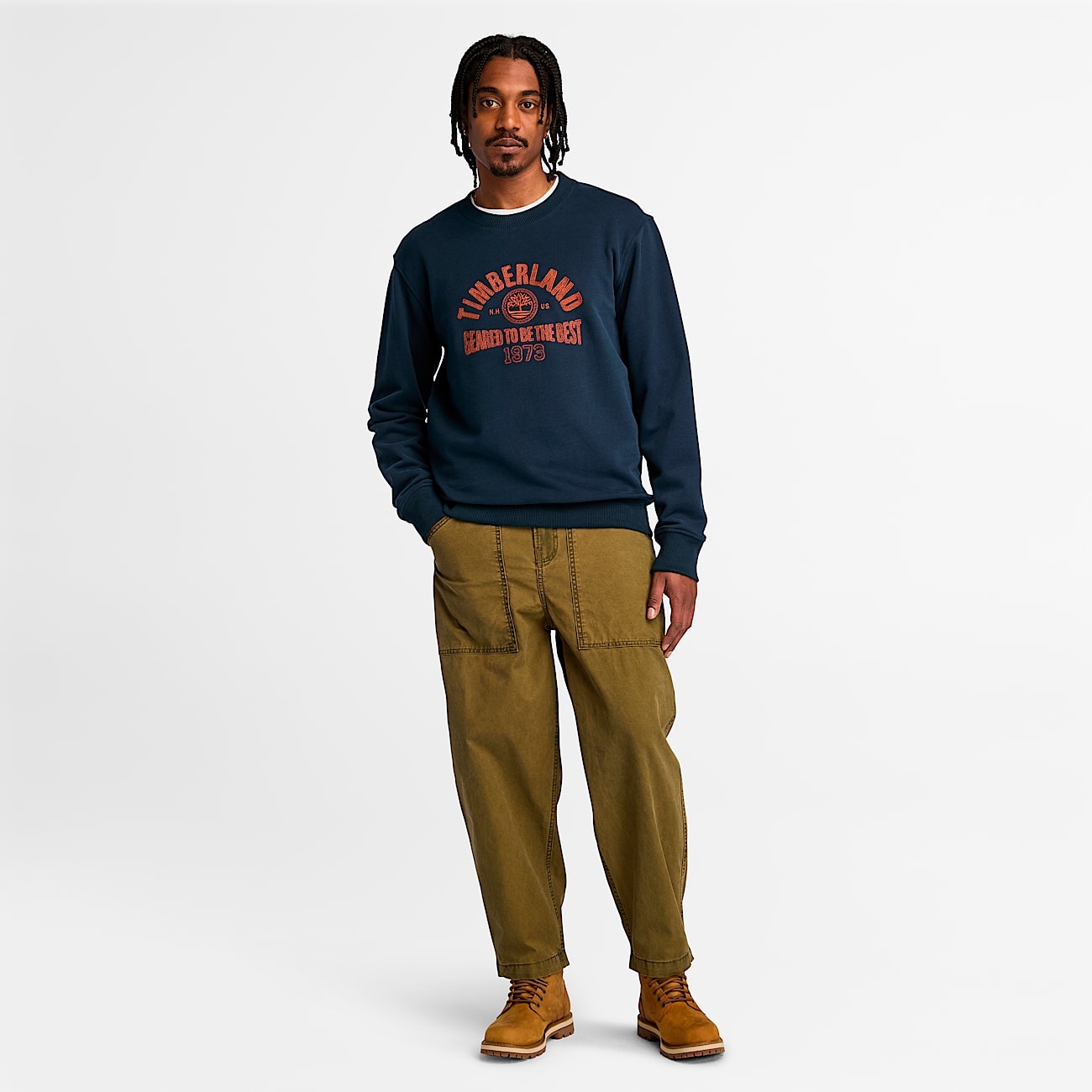 Men's Seasonal Logo Graphic Crew Neck Shirt - 3