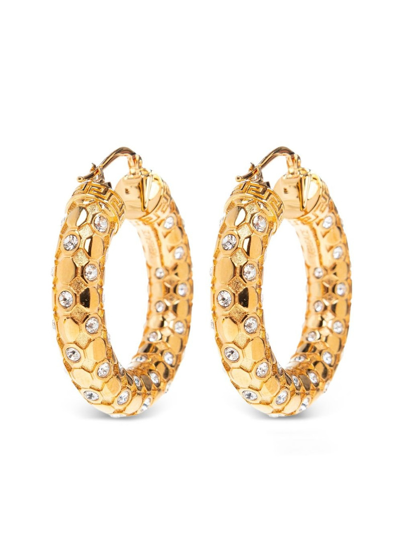 Greca-engraved hoops 4