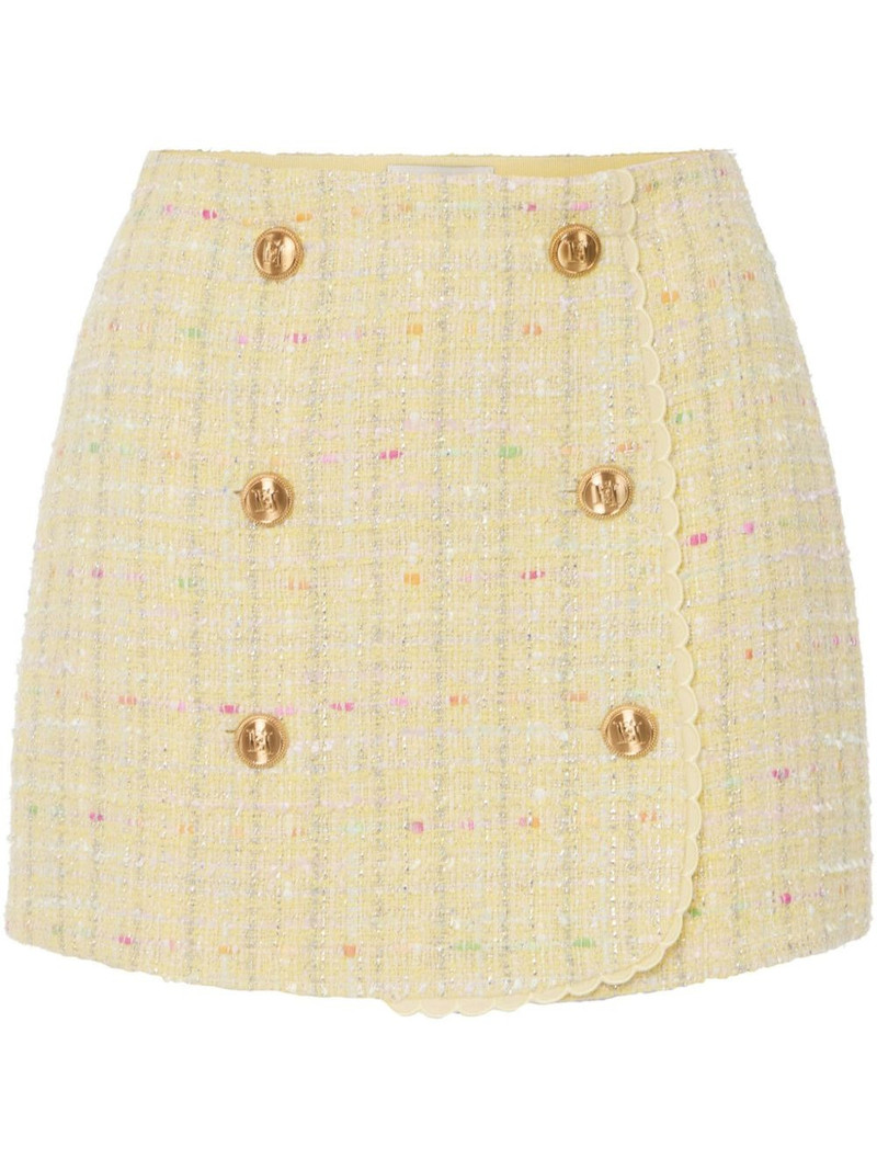 lurex bouclé mini skirt 1