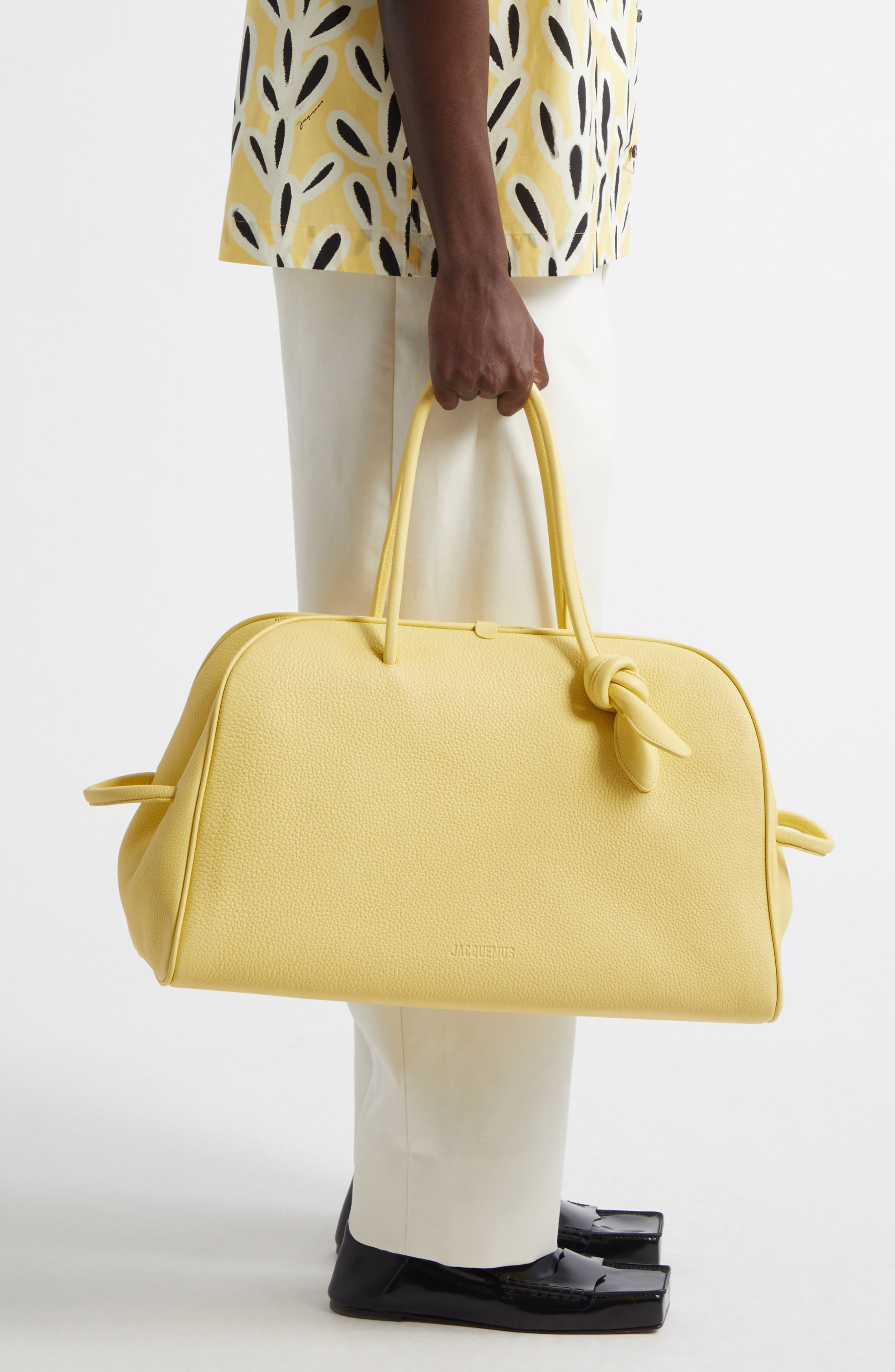 Jacquemus Le Grand Turismo Shoulder Bag in Light Yellow at Nordstrom - 2