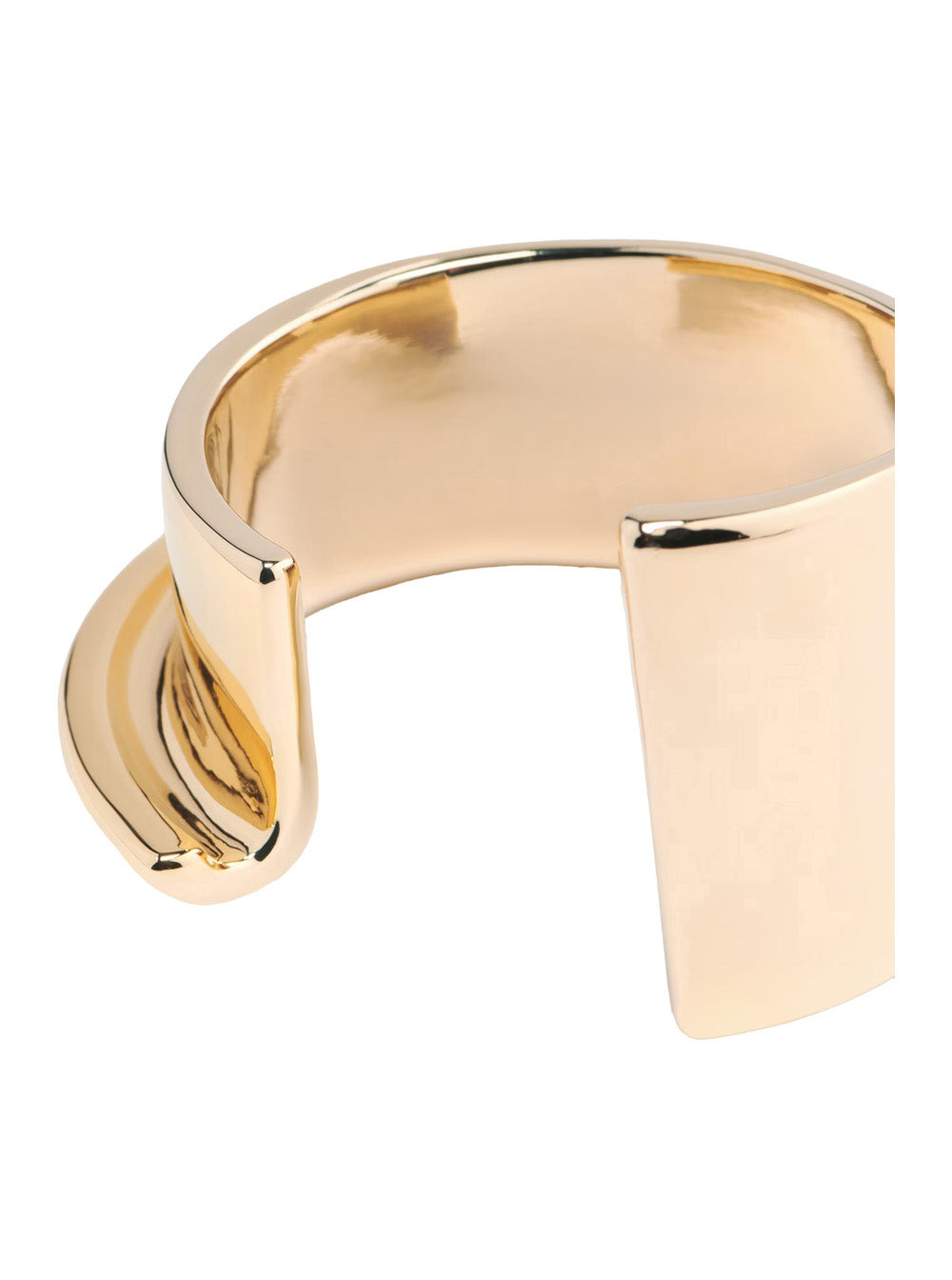 Jacquemus Women 'Le Bracelet J' Metallic Bracelet With Asymmetric And Sculpted Design In Copper Woma - 2