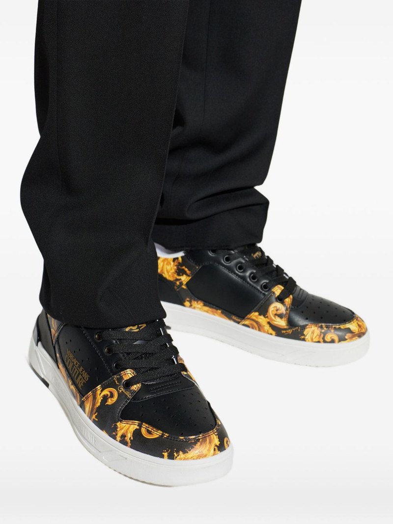 Barocco-print sneakers 5