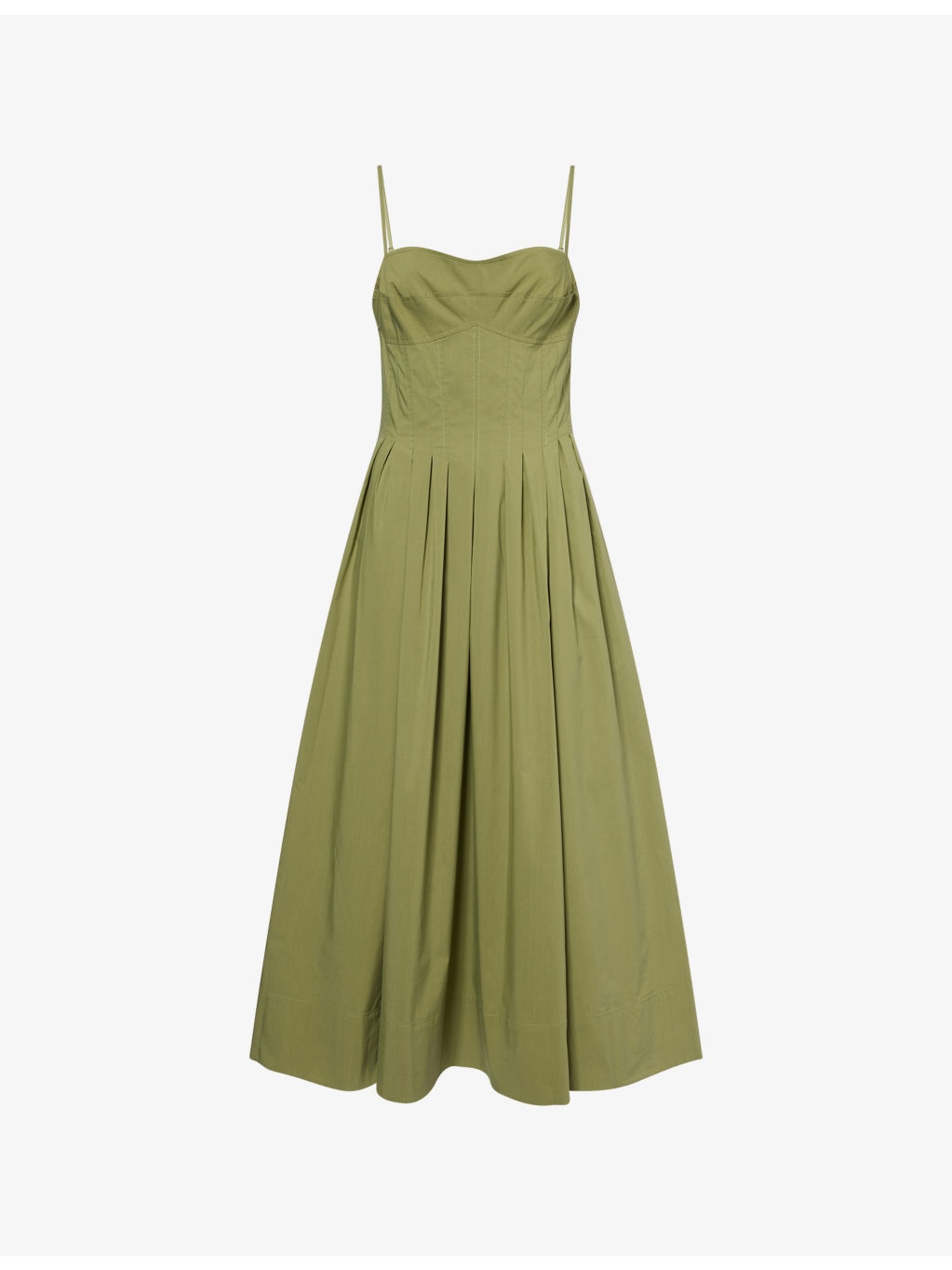 Kittiya Pleated Woven Midi Dress - 1