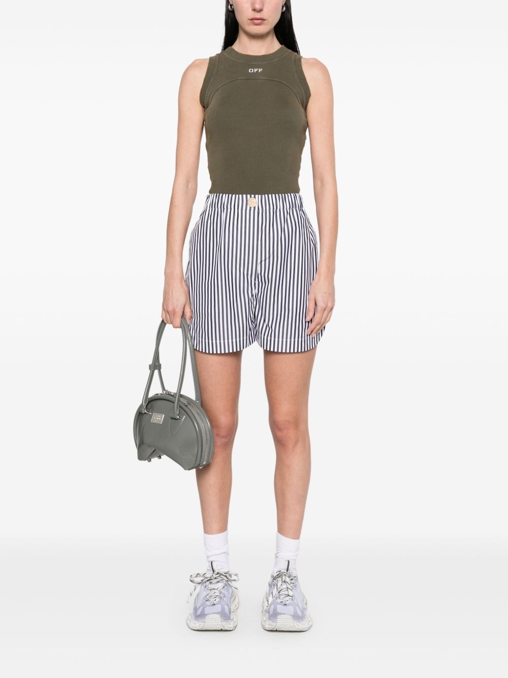 ribbed tank top - 2