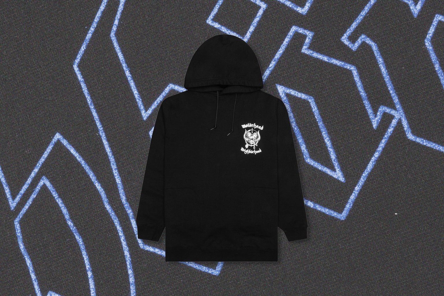 NEIGHBORHOOD X MOTOR HEAD L/S C-HOODIE - BLACK - 7
