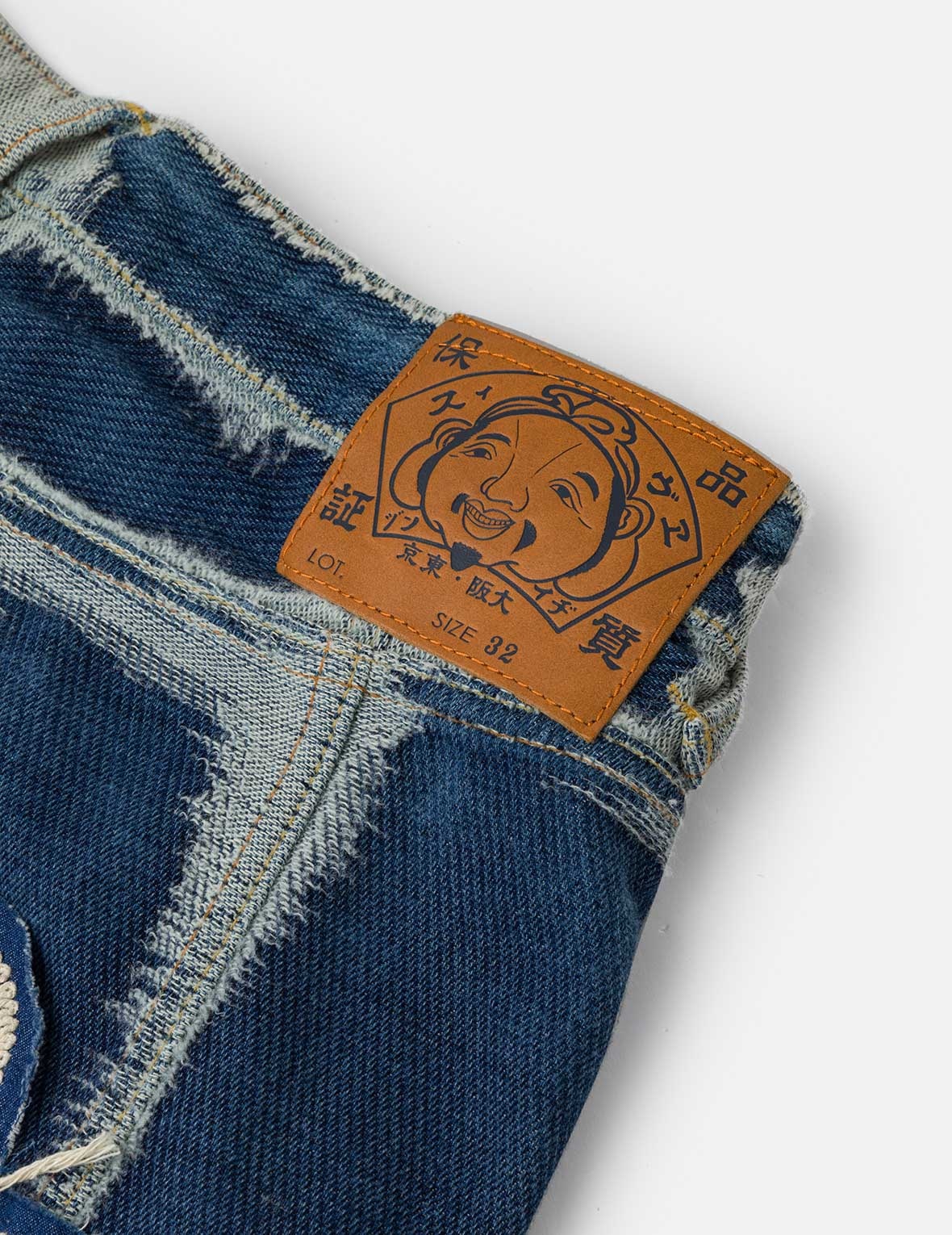 Distressed Seagull Embroidery Fashion Fit Denim Jacket - 9